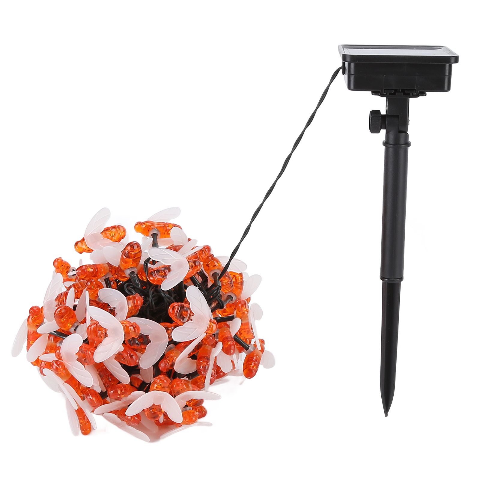 LED Solar String Lights Bee Shaped Waterproof Decorative Light for Outdoor view 6