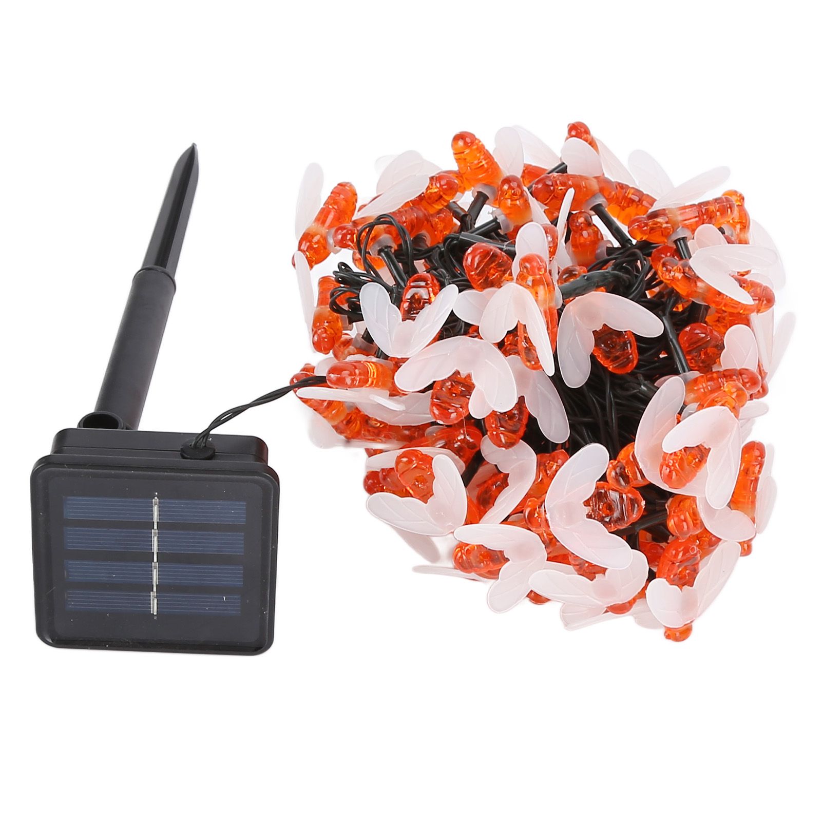 LED Solar String Lights Bee Shaped Waterproof Decorative Light for Outdoor view 8