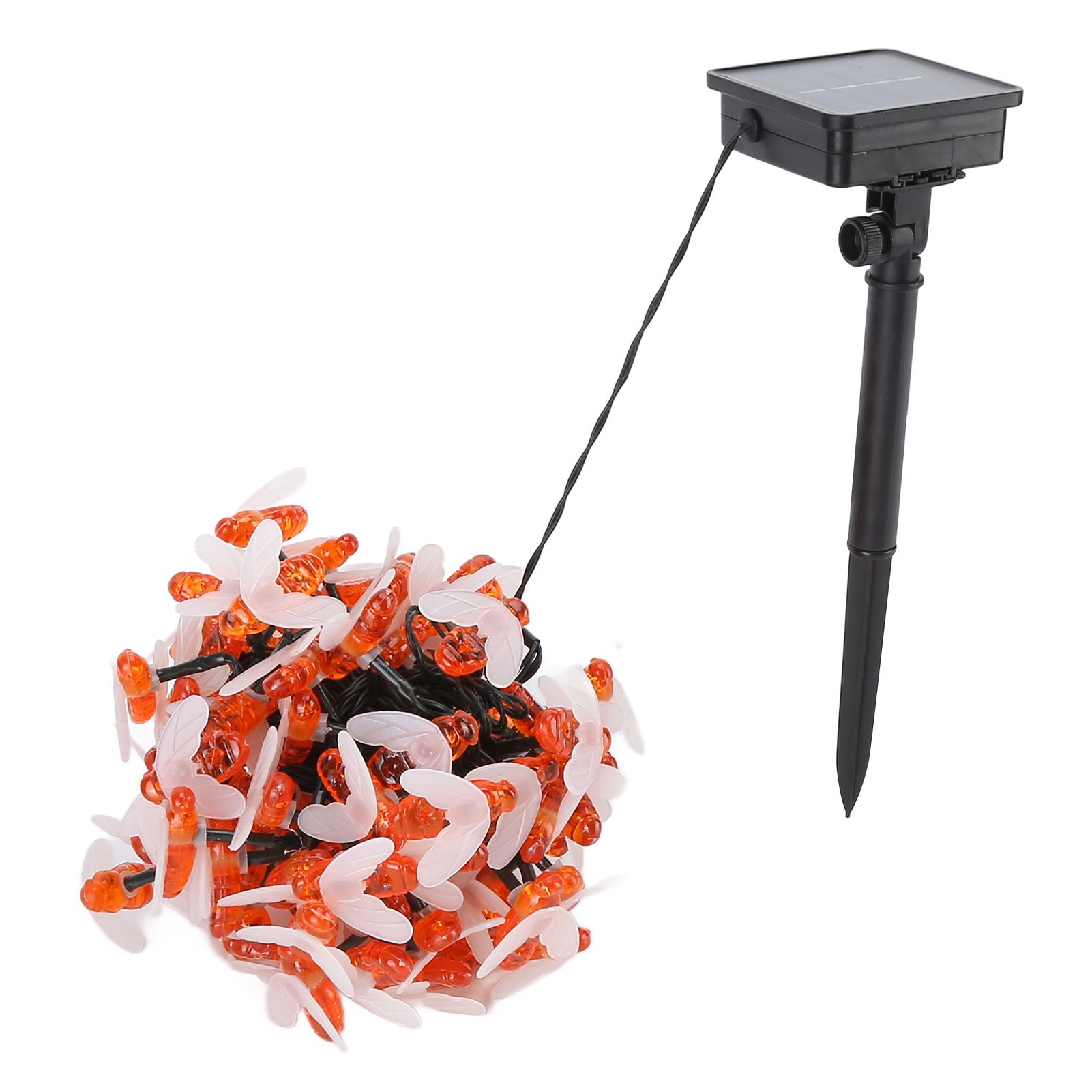 LED Solar String Lights Bee Shaped Waterproof Decorative Light for Outdoor view 10