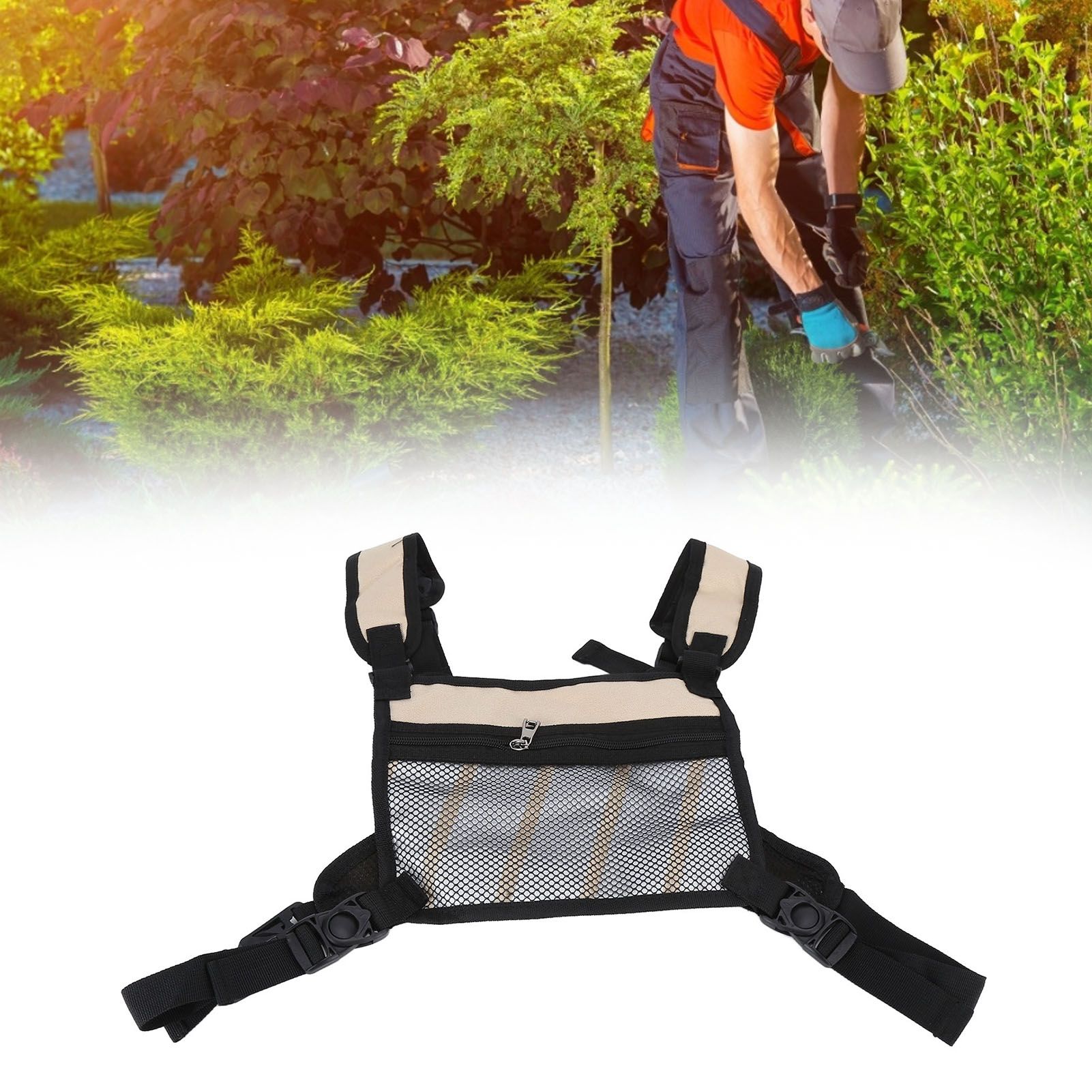 Outdoor Gardening Bag Running Backpack Vest Bag Storage Bag for Man Woman view 11
