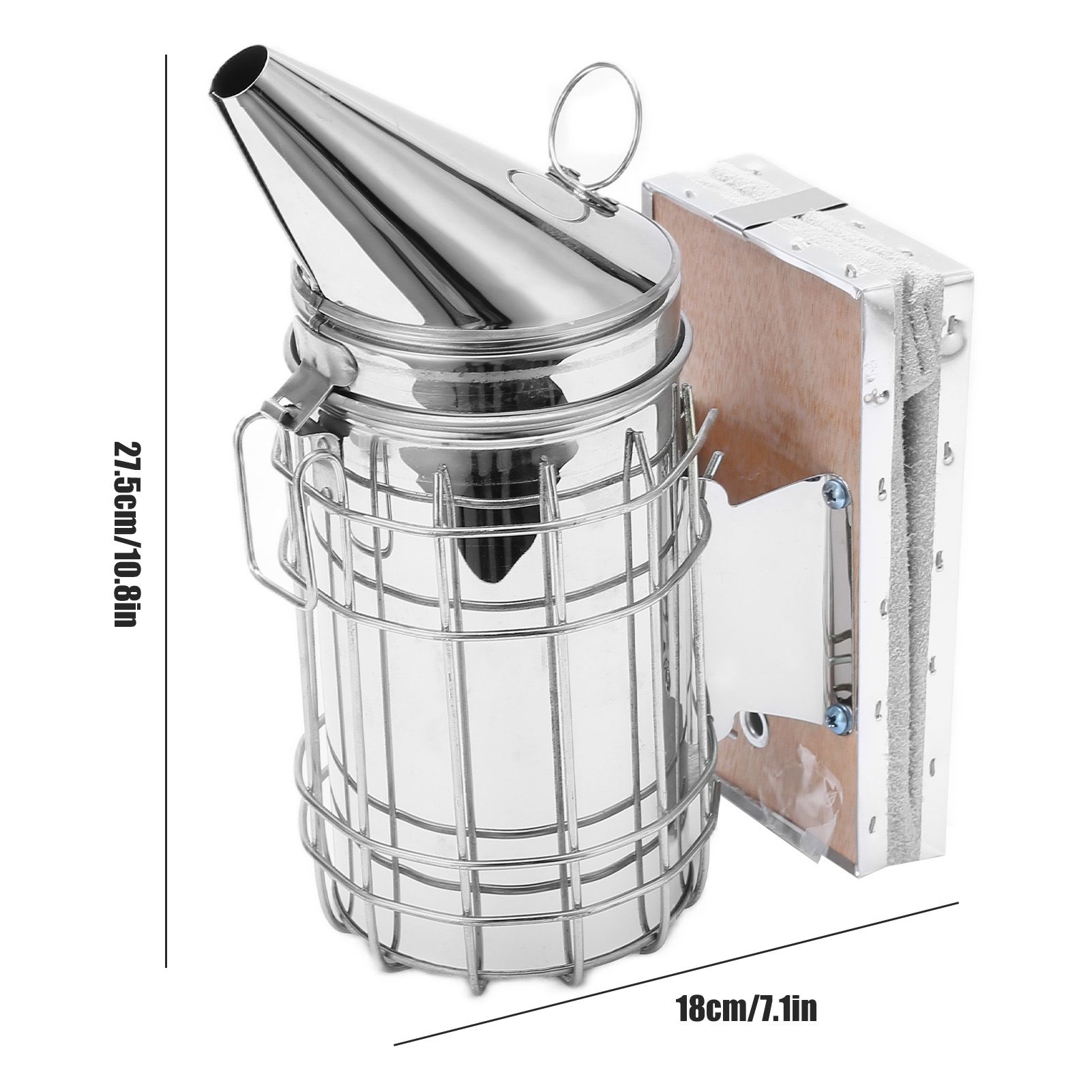 6Pcs/Set Stainless Steel Beehive Smoker Kit Bee Smoker Beekeeping Equipment view 13