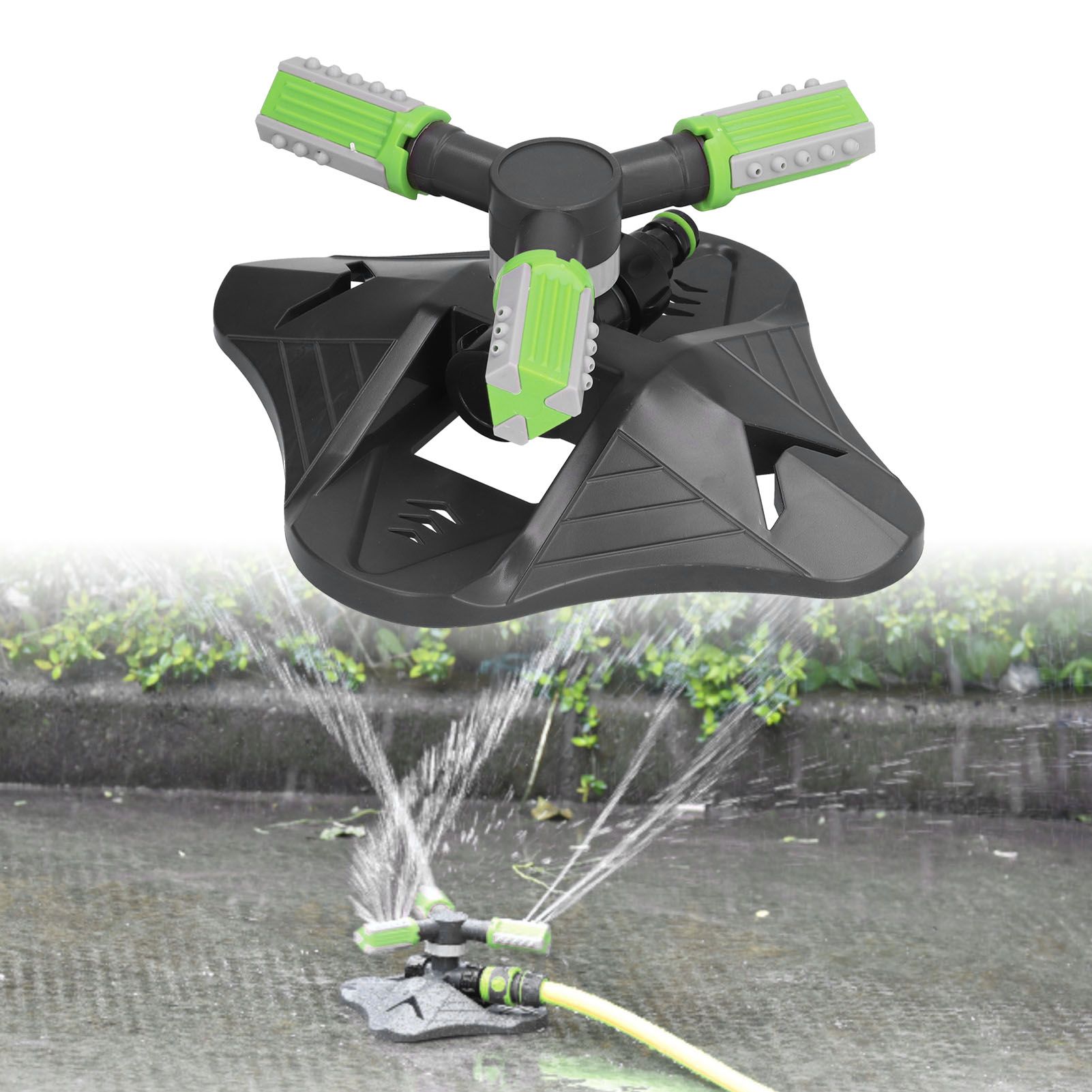 Lawn Water Sprinkler Automatic Flower Watering Device Three Prong Sprinkler view 12