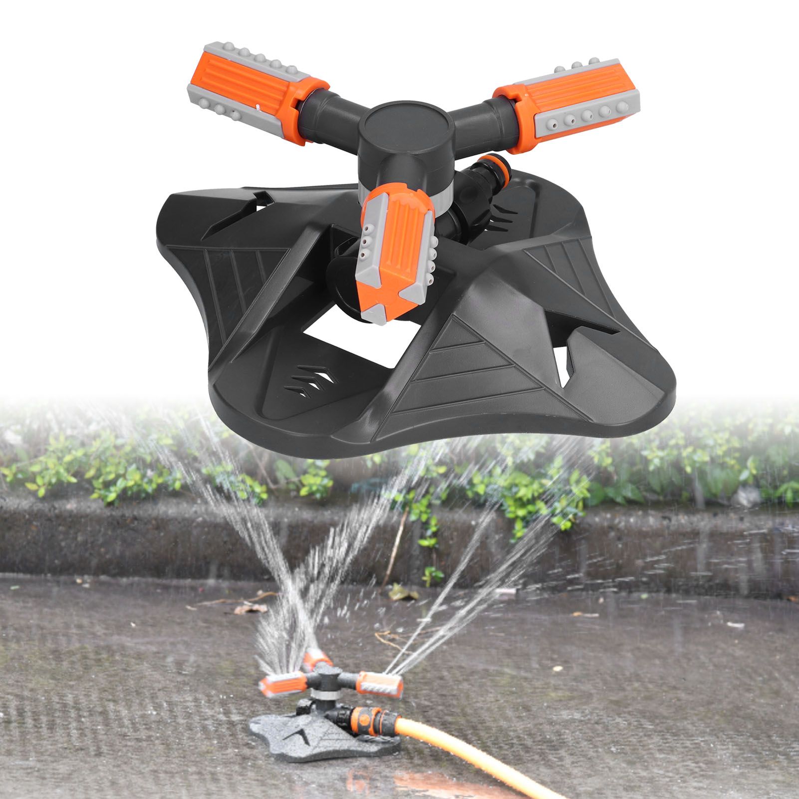 Lawn Water Sprinkler Automatic Flower Watering Device Three Prong Sprinkler view 12