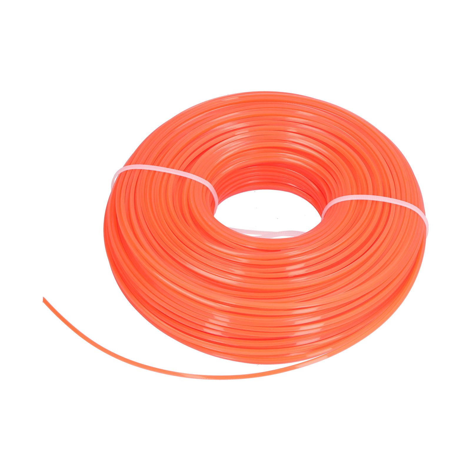 100m Trimmer Cord 2.4mm Square Nylon Cord Gasoline Brush Cutter Cord view 4