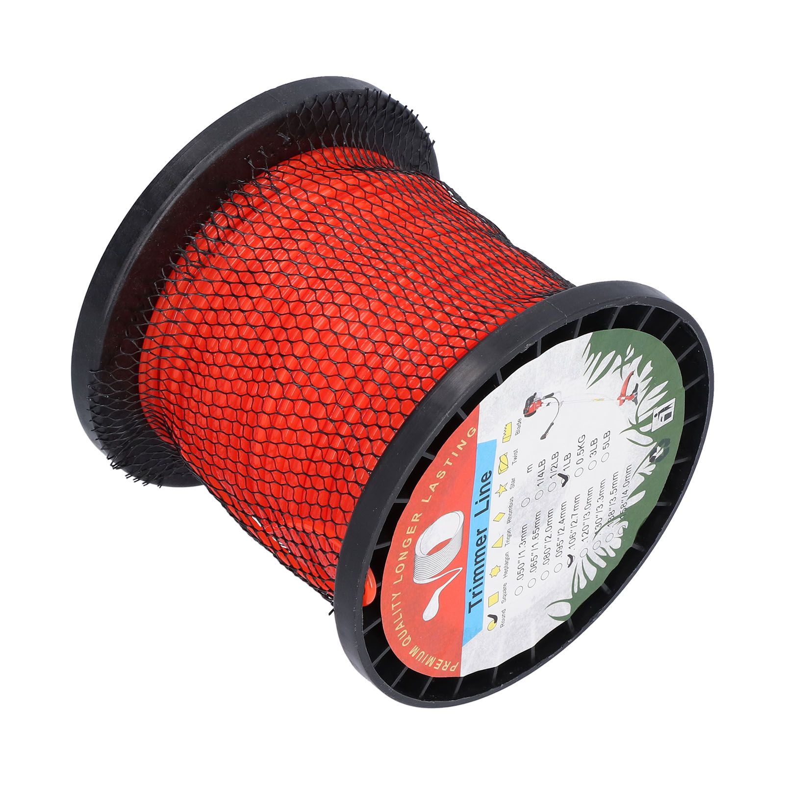 2.7mm Trimmer Line Round Nylon 1LB Round Heavy Duty Grass Cutting Trimmer Line view 7