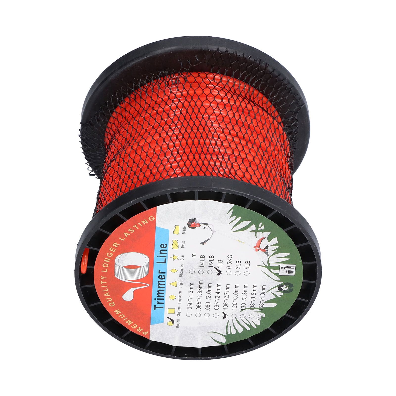 2.7mm Trimmer Line Round Nylon 1LB Round Heavy Duty Grass Cutting Trimmer Line view 9