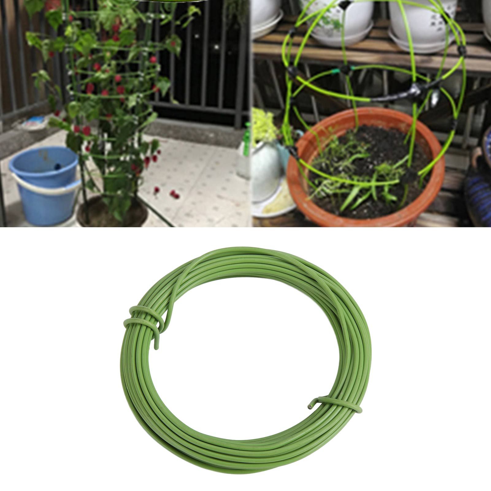32.8ft Bonsai Wire Plastic Coated Flower Art Soft Iron Wire Handmade Diy view 11
