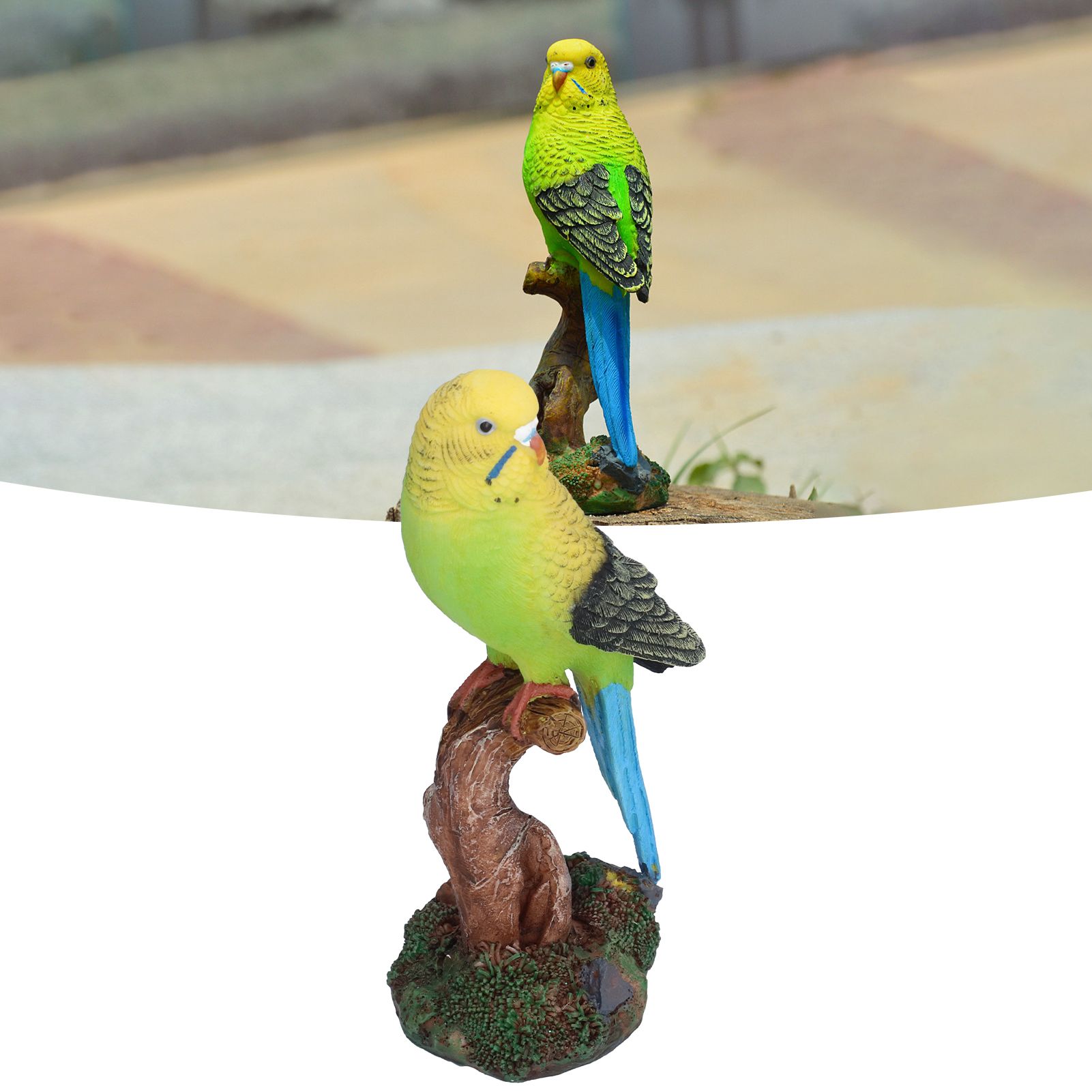 Resin Parrot Ornament Home Decorations Bonsai Small Bird Model Gift Resin view 12