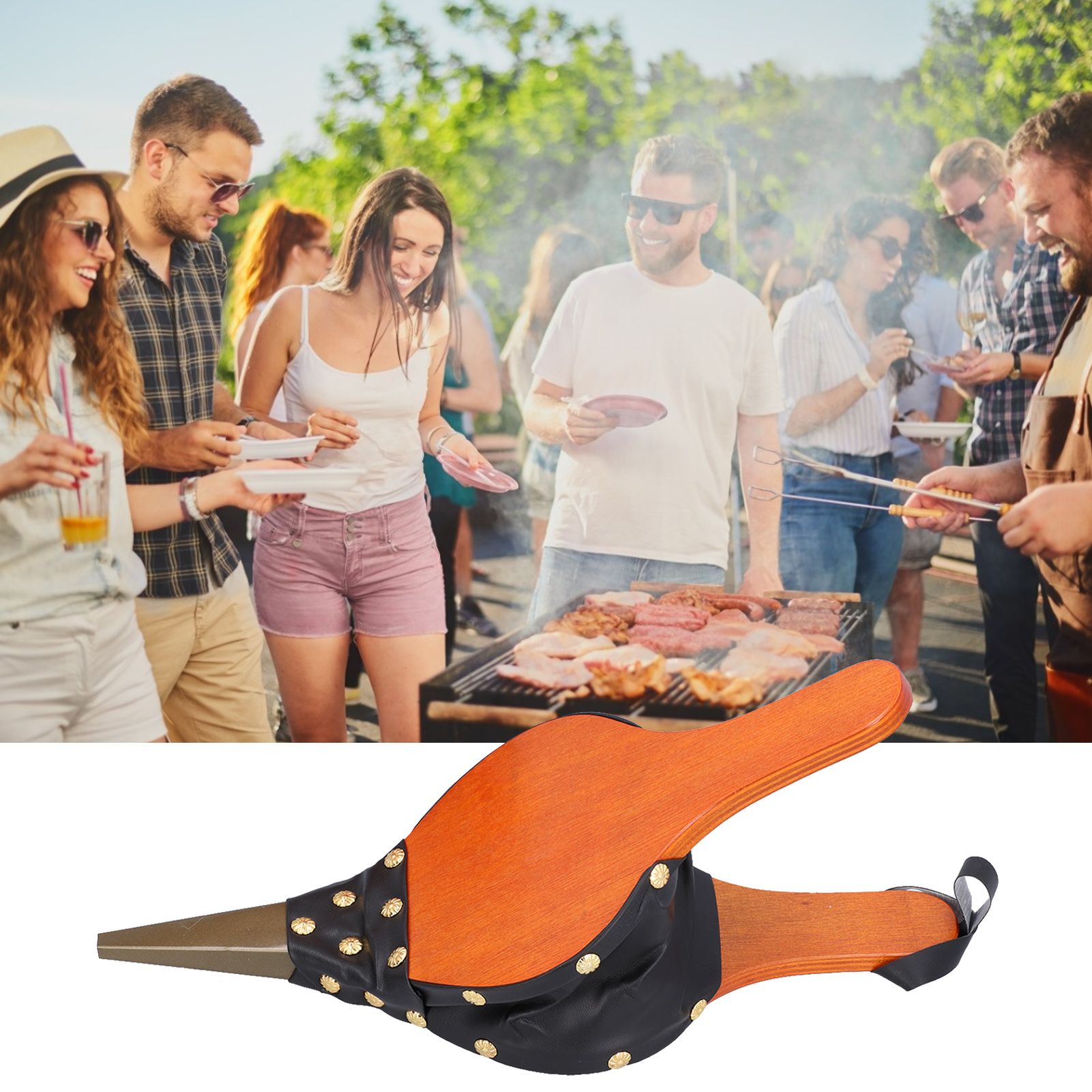 Barbecue Bellows Wood Fireplace Manual Blower for Machine Dust Removal view 11