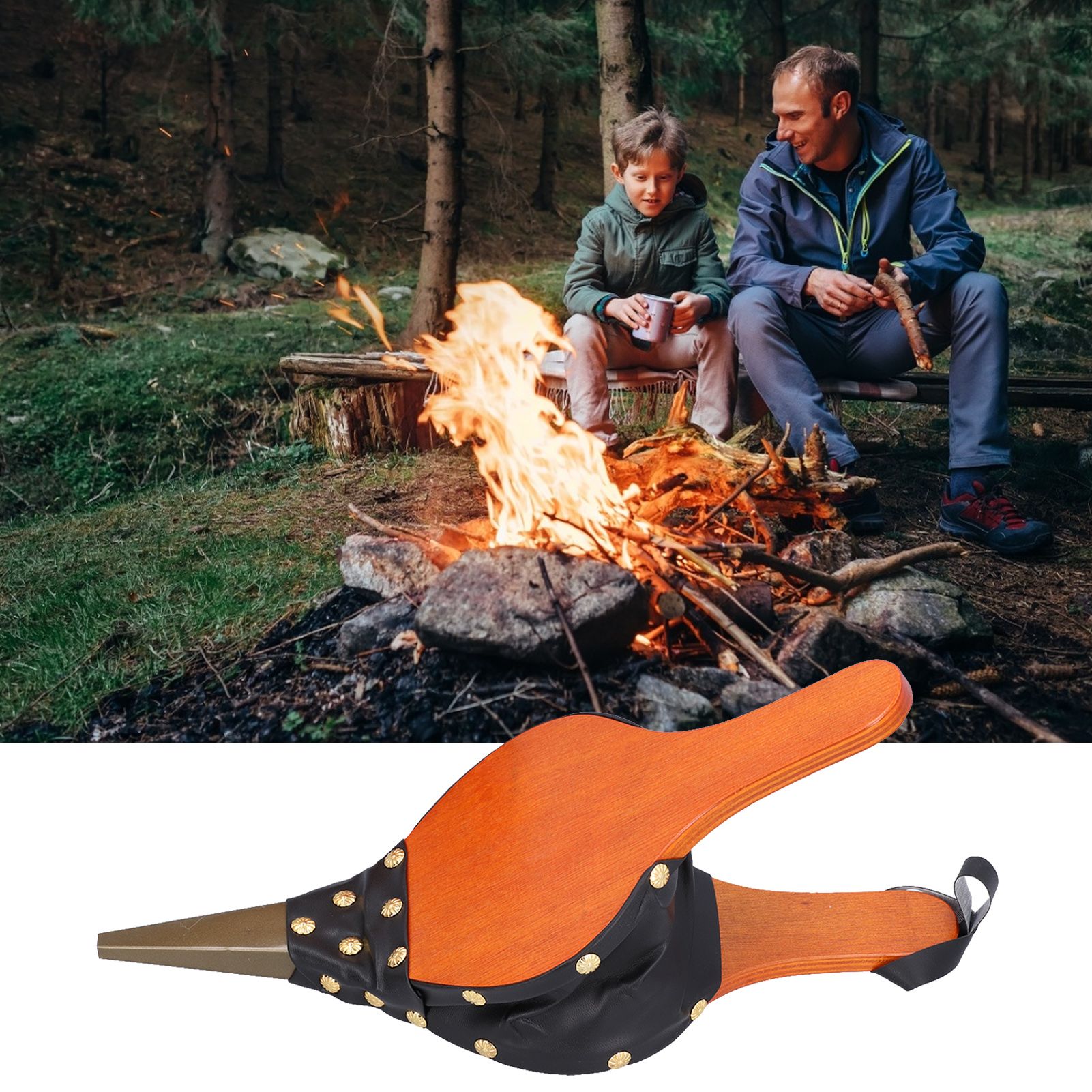 Barbecue Bellows Wood Fireplace Manual Blower for Machine Dust Removal view 12