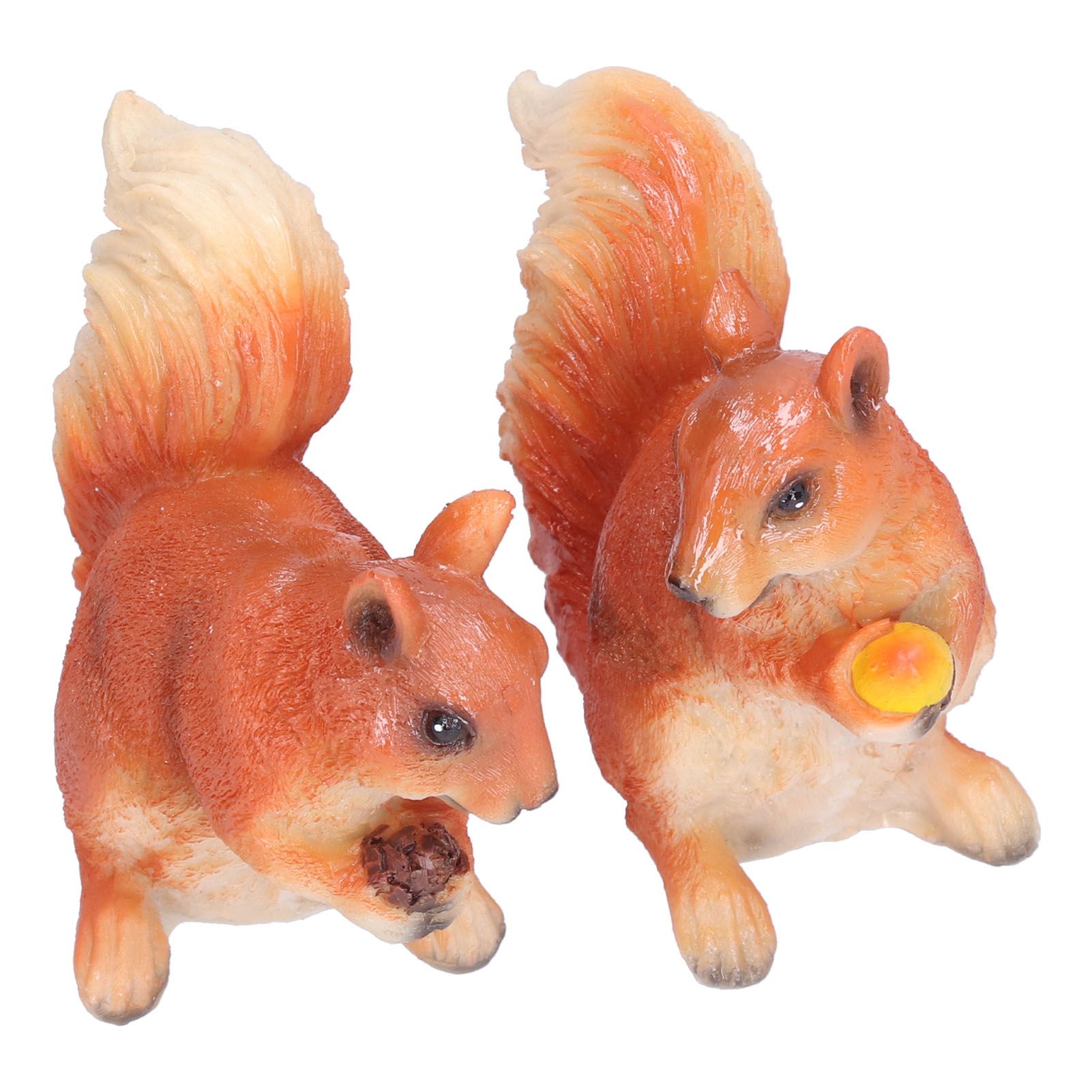 Resin Animal Squirrels Model Cartoon Squirrels Shaped Statue Decoration view 2