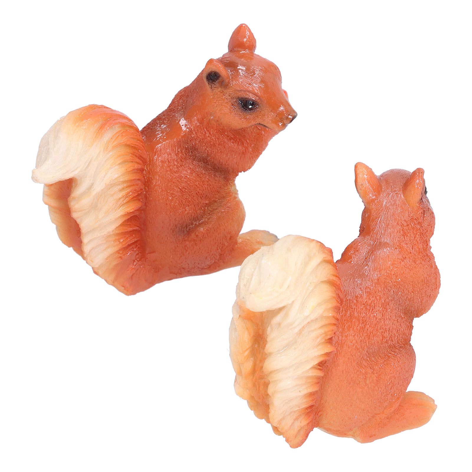 Resin Animal Squirrels Model Cartoon Squirrels Shaped Statue Decoration view 3
