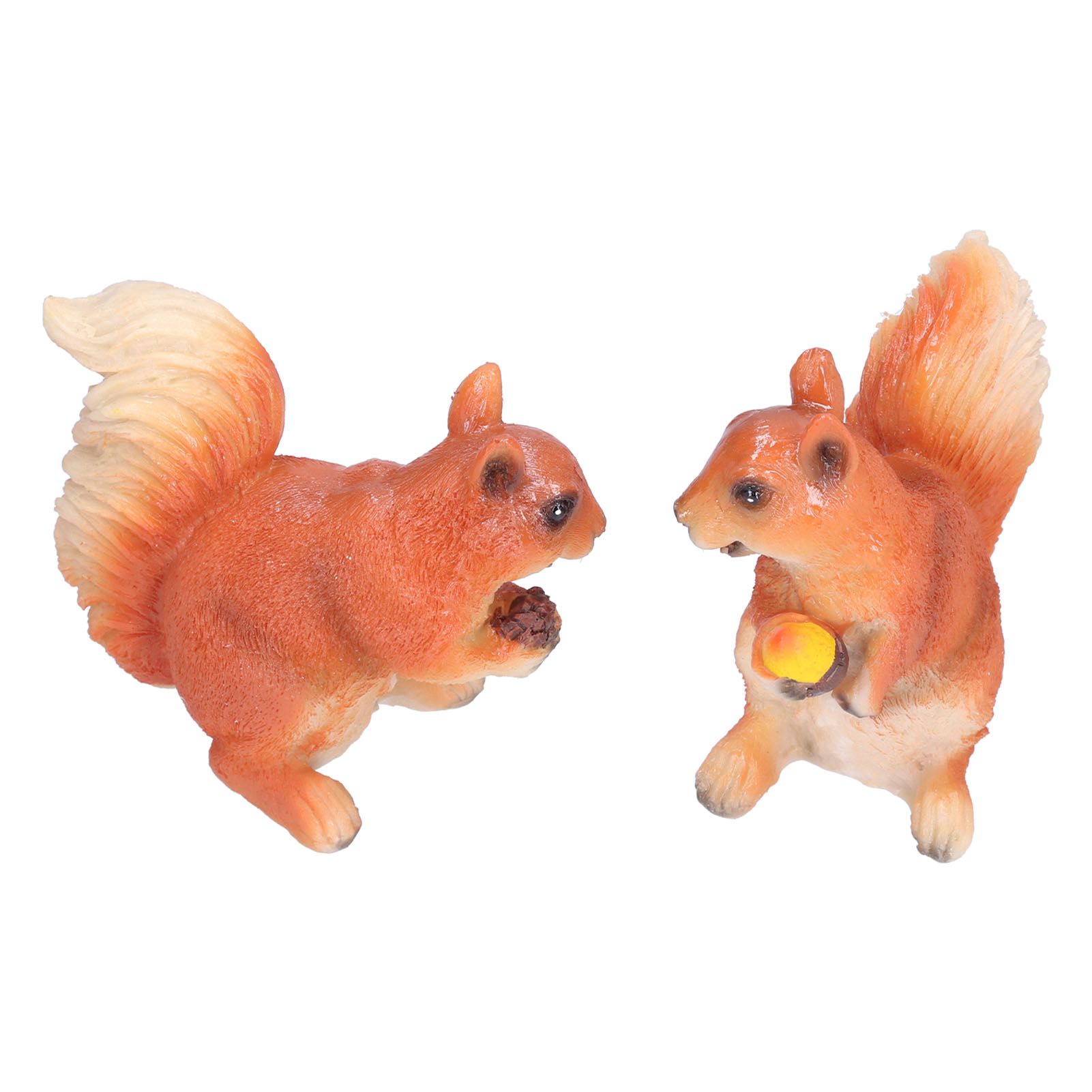 Resin Animal Squirrels Model Cartoon Squirrels Shaped Statue Decoration view 6