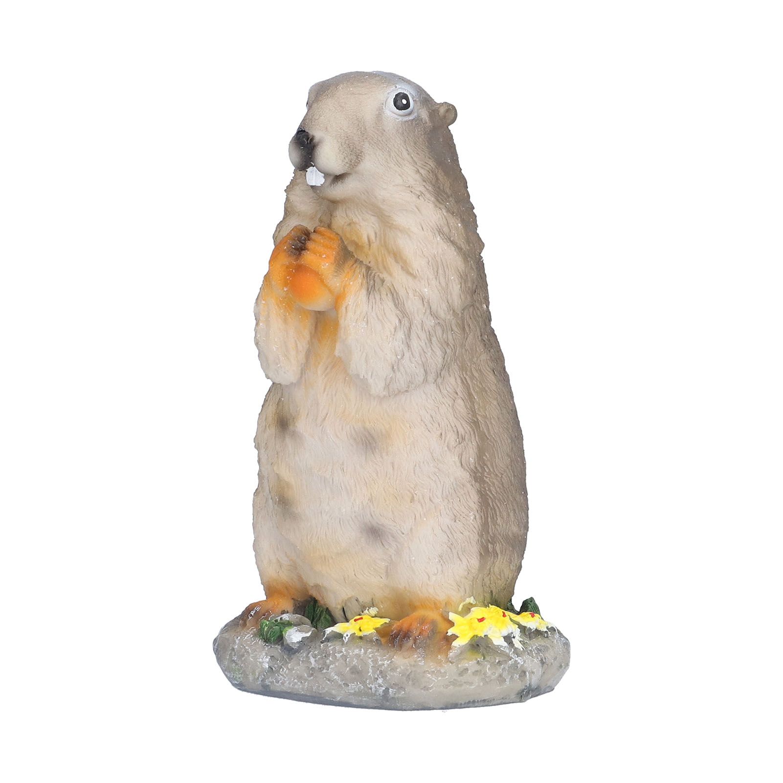 Resin Groundhog Small Ornaments Animal Model Landscape Props Resin Crafts view 3