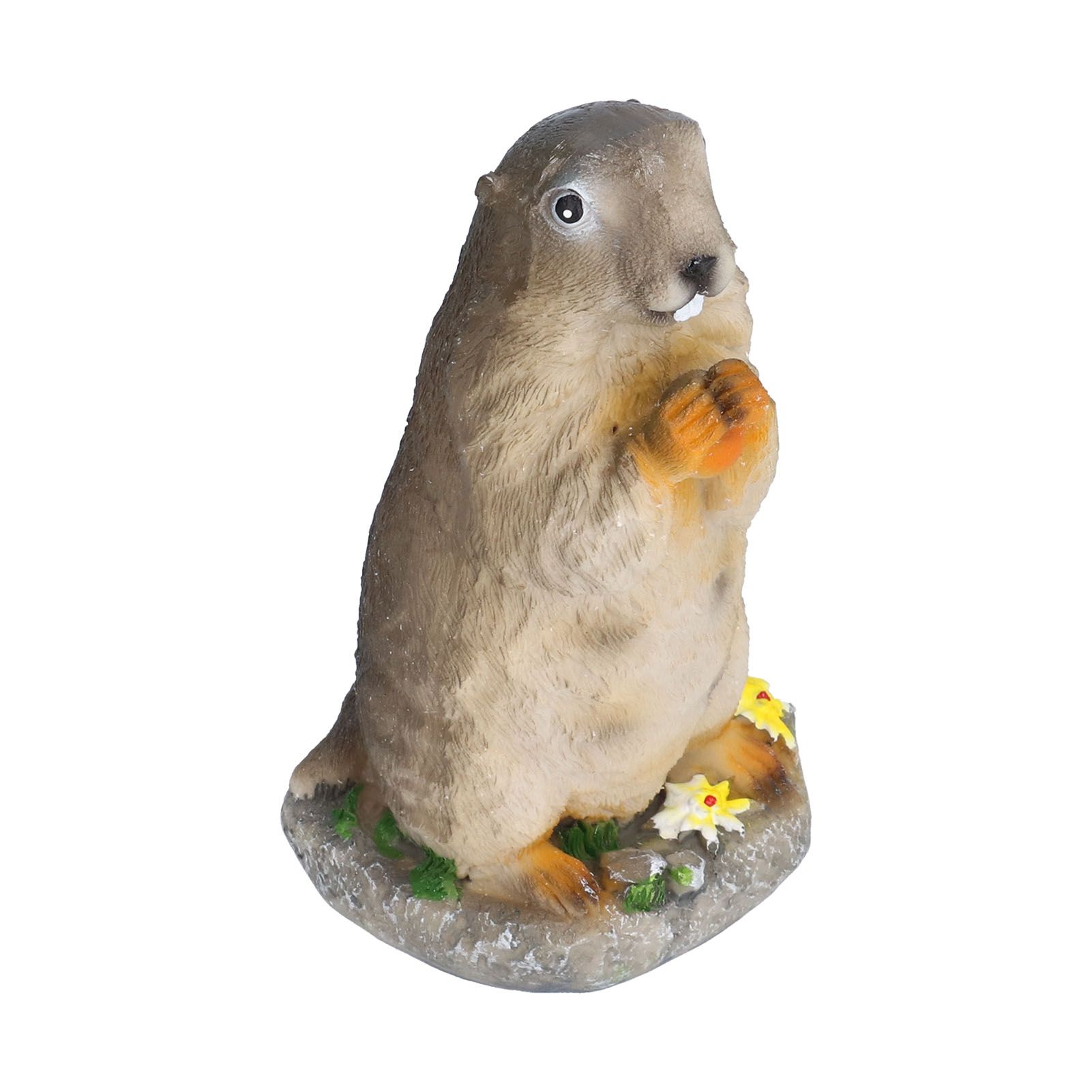 Resin Groundhog Small Ornaments Animal Model Landscape Props Resin Crafts view 5