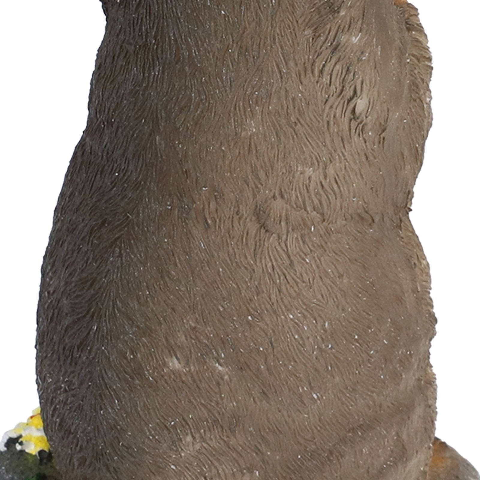 Resin Groundhog Small Ornaments Animal Model Landscape Props Resin Crafts view 14