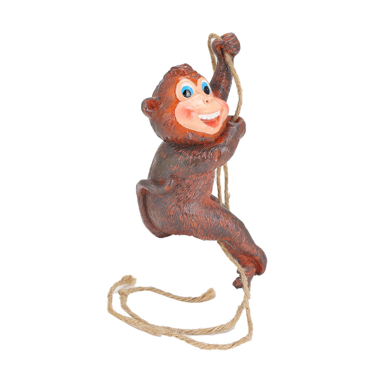 Resin Animal Ornament Monkey Shaped Hanging Ornaments Swing Pendant Decoration view 2