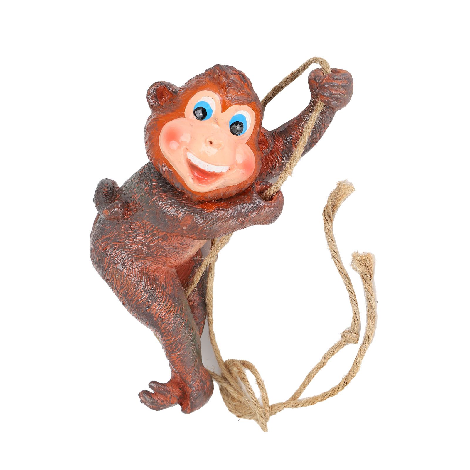 Resin Animal Ornament Monkey Shaped Hanging Ornaments Swing Pendant Decoration view 5