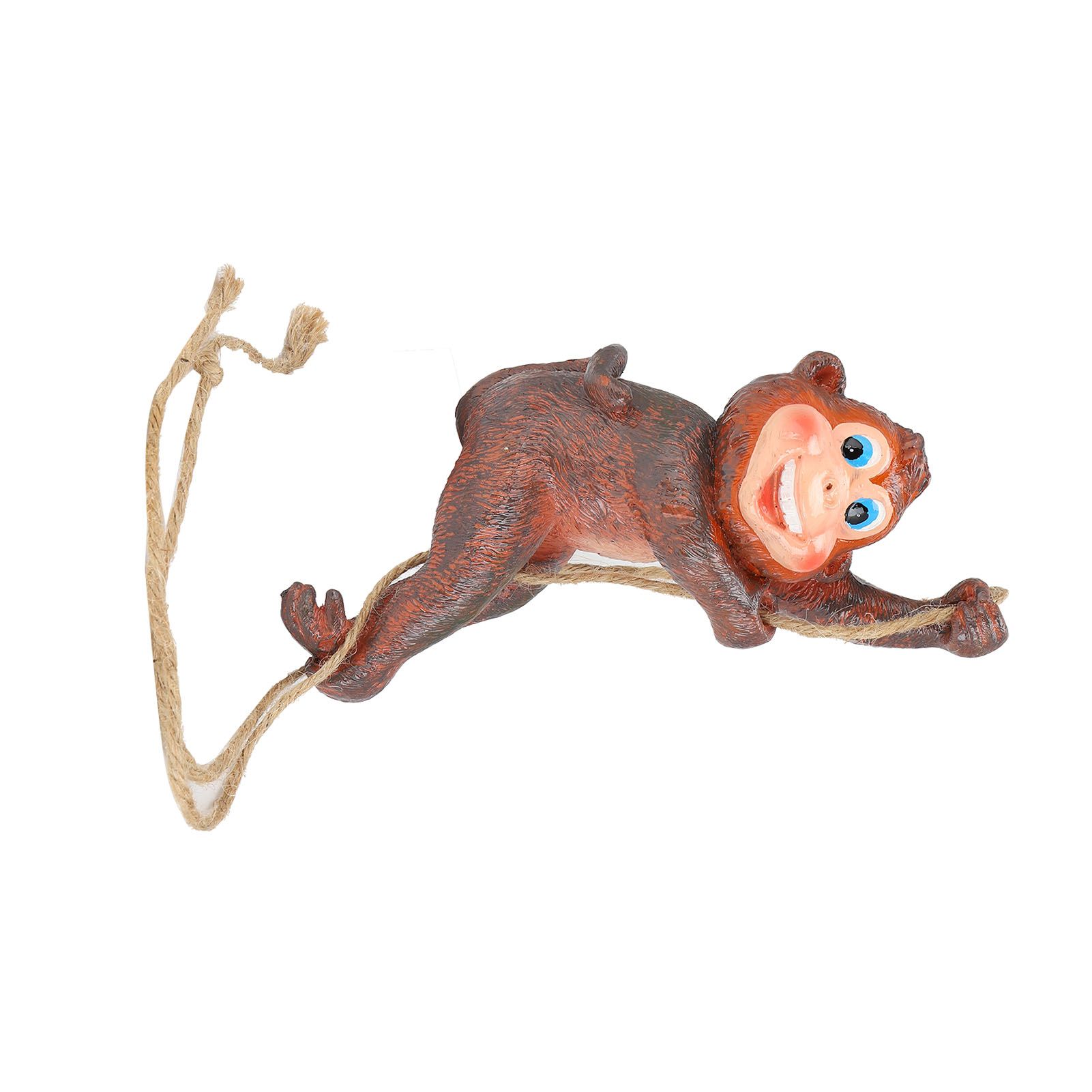 Resin Animal Ornament Monkey Shaped Hanging Ornaments Swing Pendant Decoration view 10