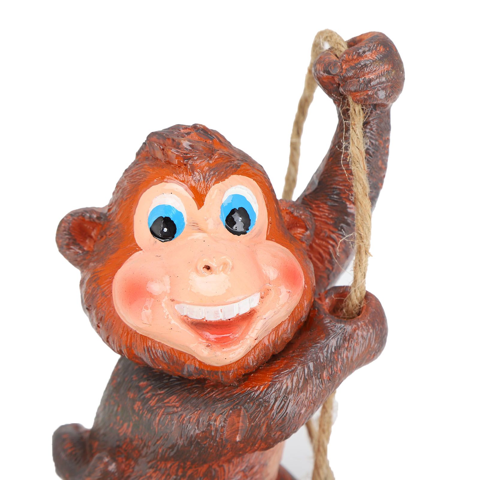 Resin Animal Ornament Monkey Shaped Hanging Ornaments Swing Pendant Decoration view 15