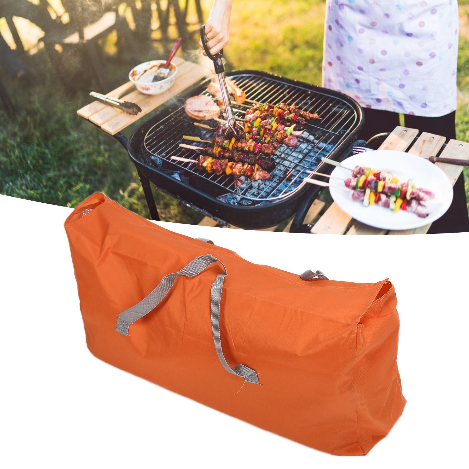 BBQ Grill Storage Bag Oxford Cloth Portable Carrying Bag for Outdoor Picnic view 12