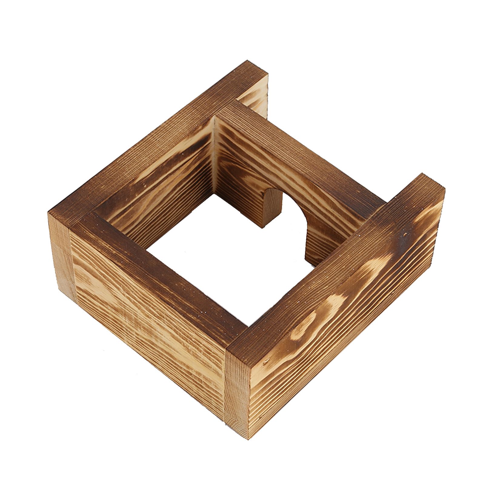 Innovative Flower Pot with Vintage Wooden Frame Transparent Tabletop Vase Home view 5