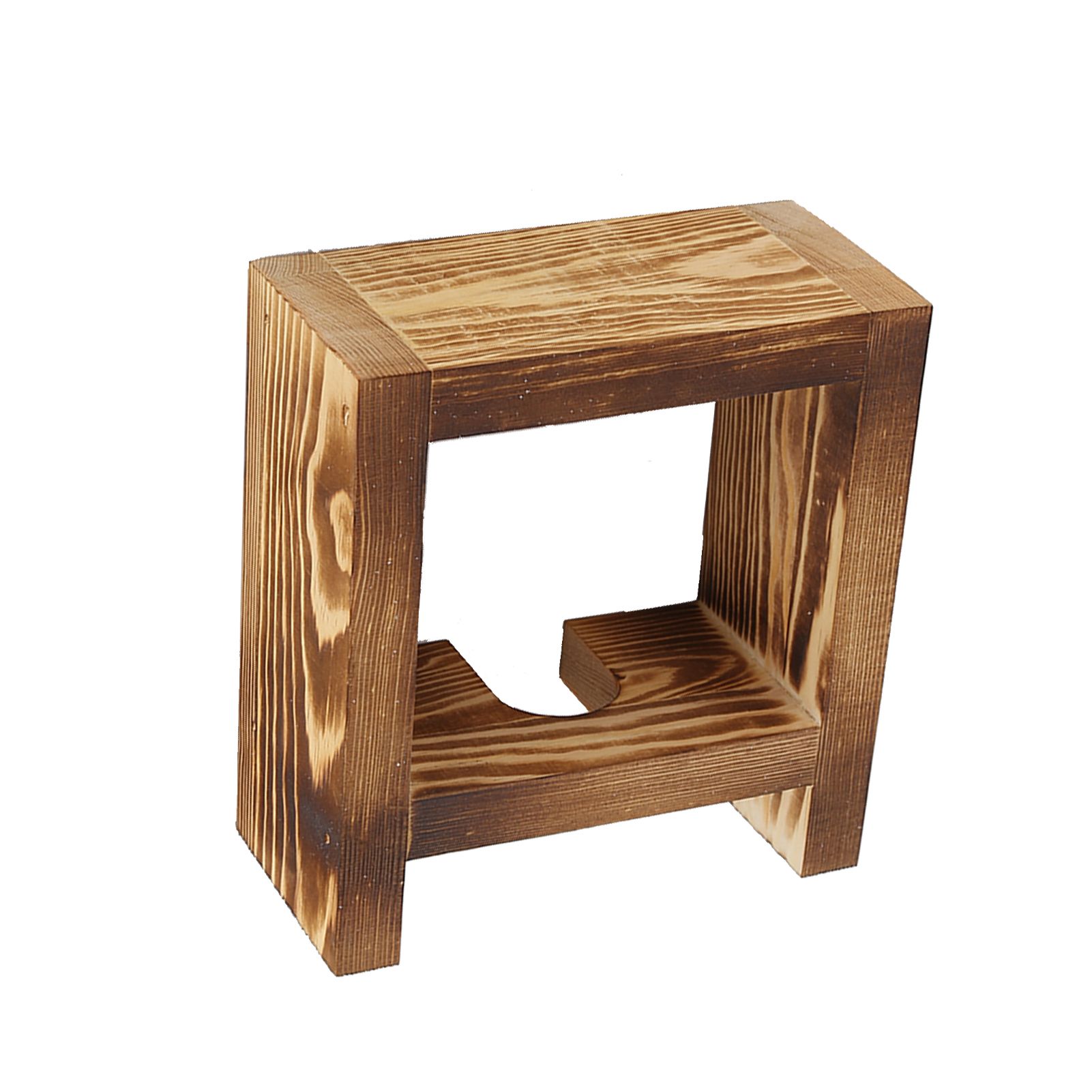 Innovative Flower Pot with Vintage Wooden Frame Transparent Tabletop Vase Home view 6
