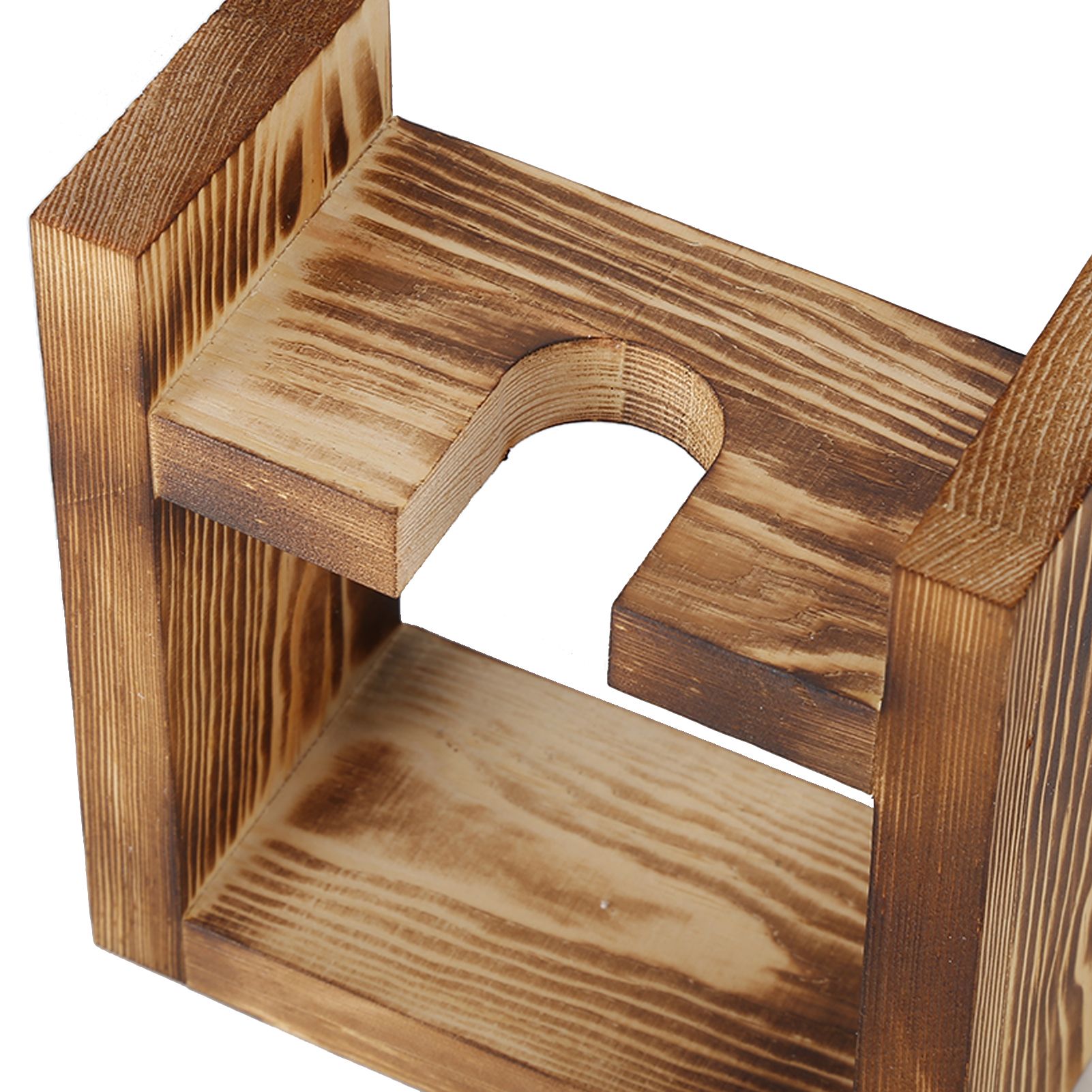 Innovative Flower Pot with Vintage Wooden Frame Transparent Tabletop Vase Home view 14