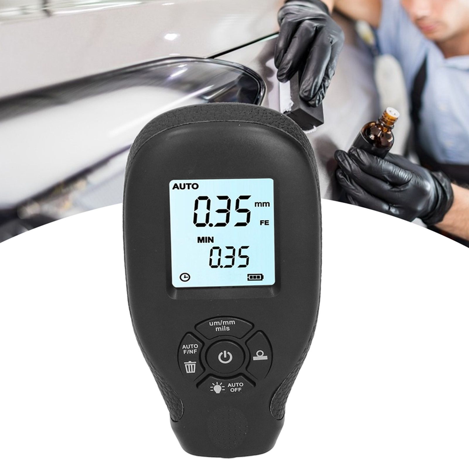 HW-300 Coating Thickness Gauge Car Paint Thickness Tester Paint Film Meter for view 11