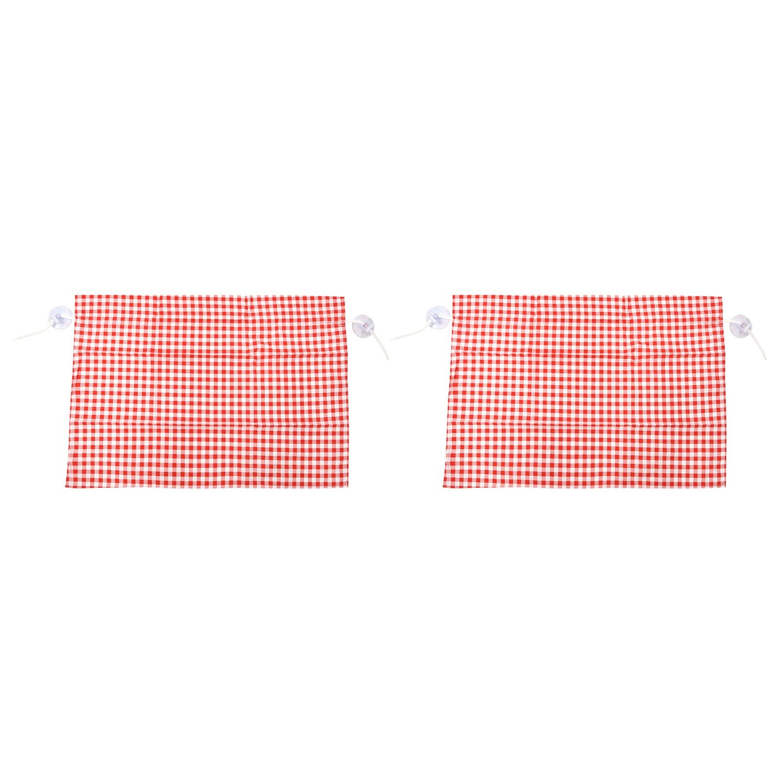 2Pcs Grid Design Anti Ultraviolet Car Curtain Side Car Window Sun Shade with view 6