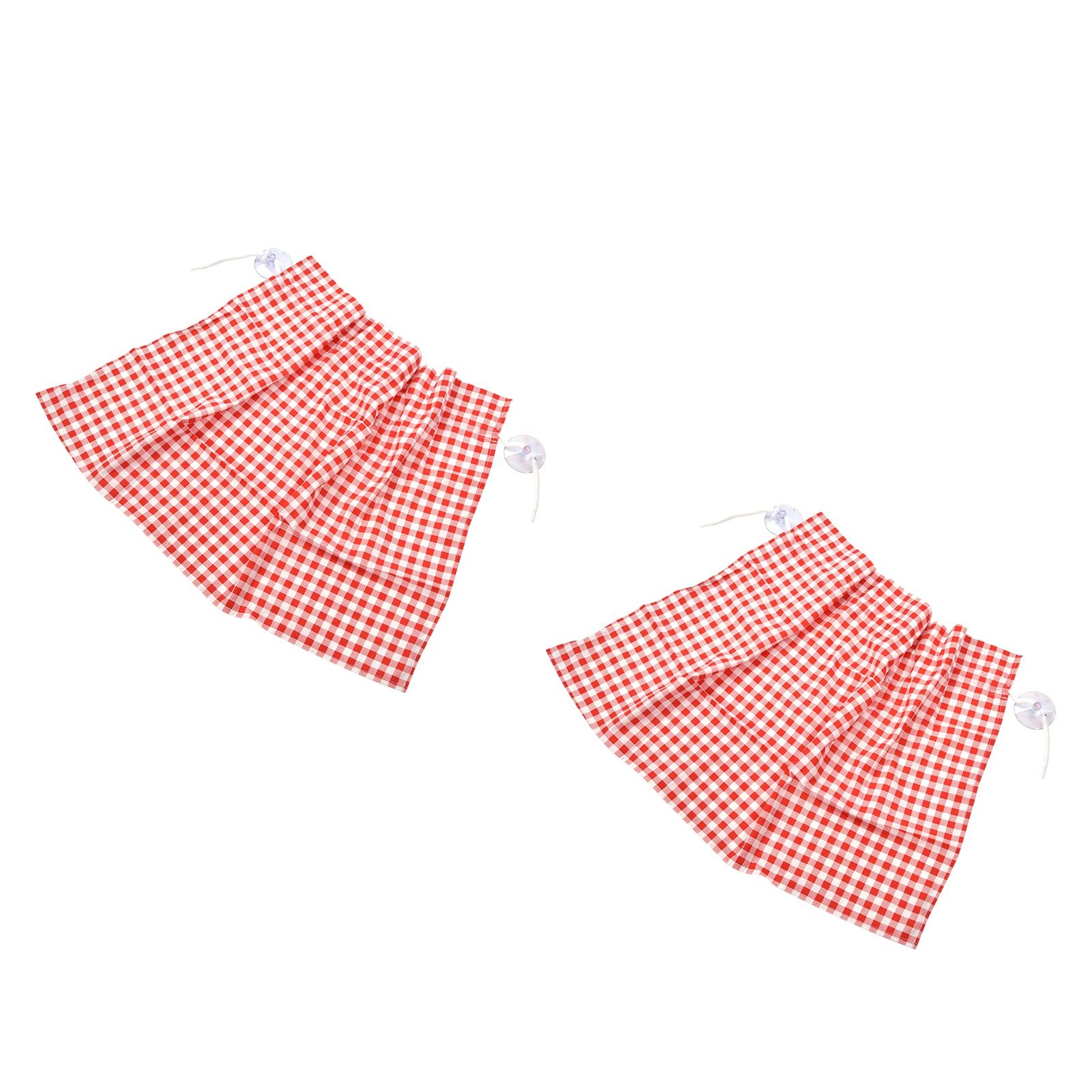 2Pcs Grid Design Anti Ultraviolet Car Curtain Side Car Window Sun Shade with view 10