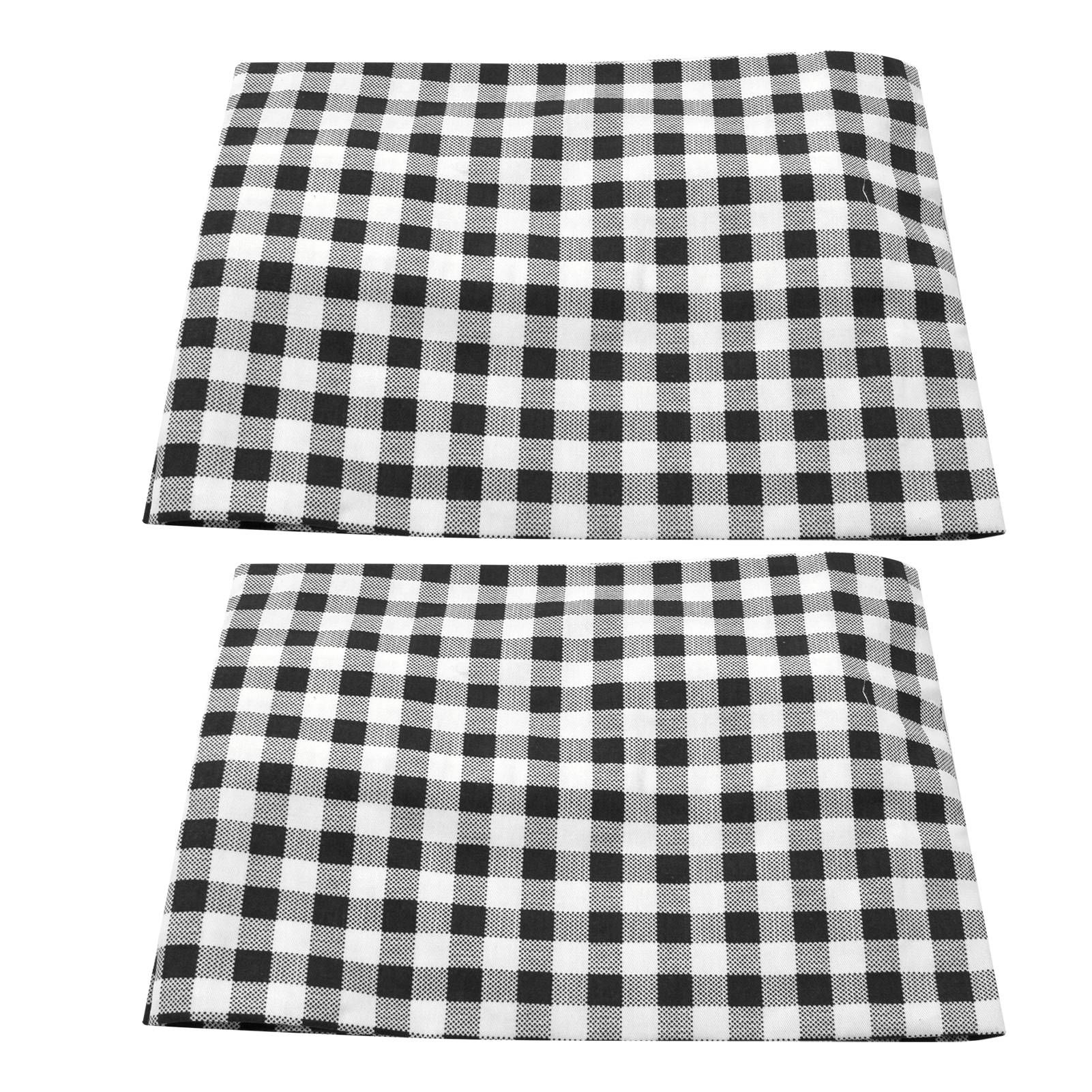 2Pcs Grid Design Anti Ultraviolet Car Curtain Side Car Window Sun Shade with view 8