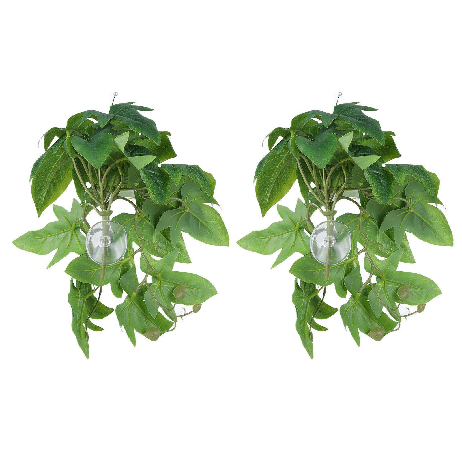 2PCS Artificial Water Plant Simulation Vine Lifelike Plastic Leaves Decoration view 4