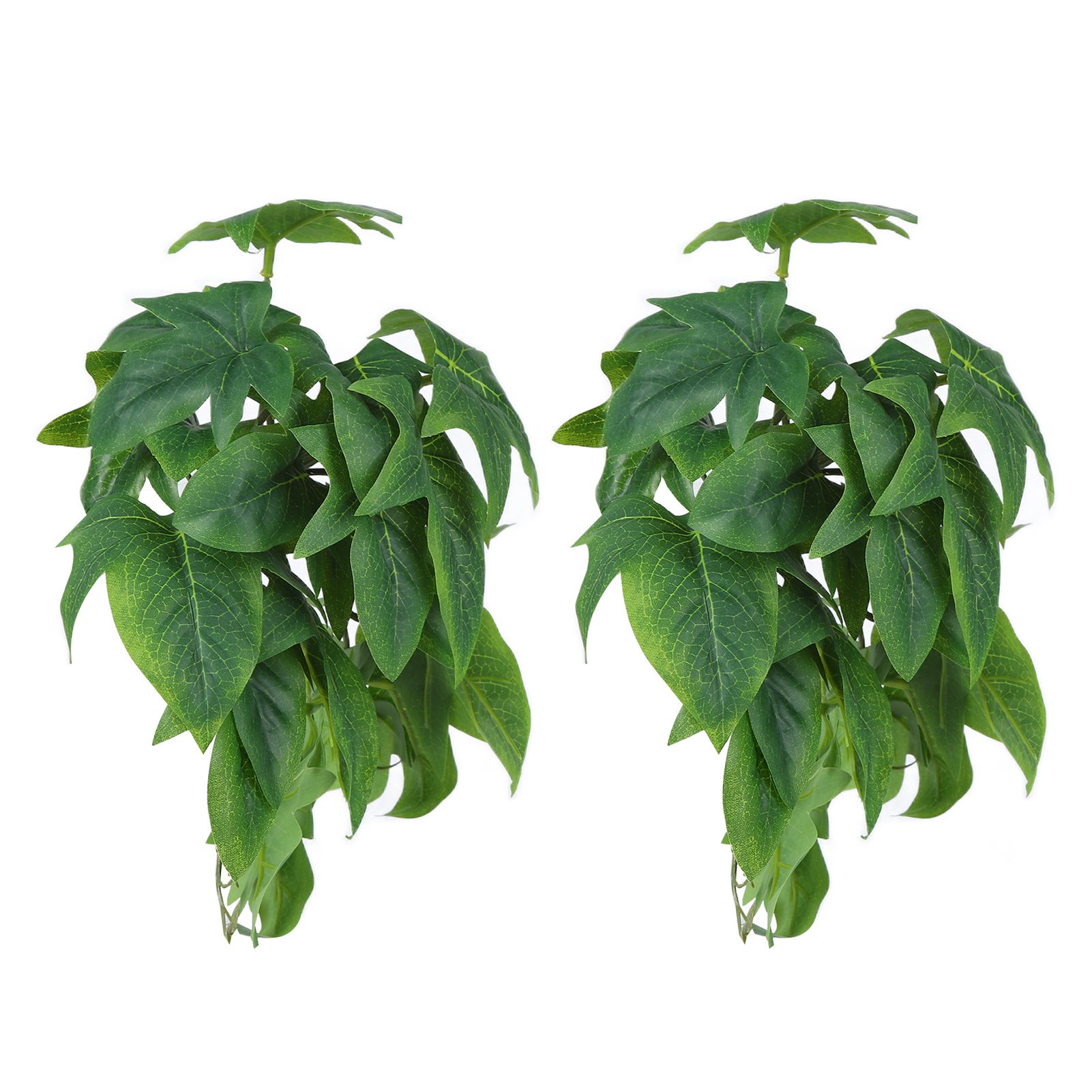 2PCS Artificial Water Plant Simulation Vine Lifelike Plastic Leaves Decoration view 5