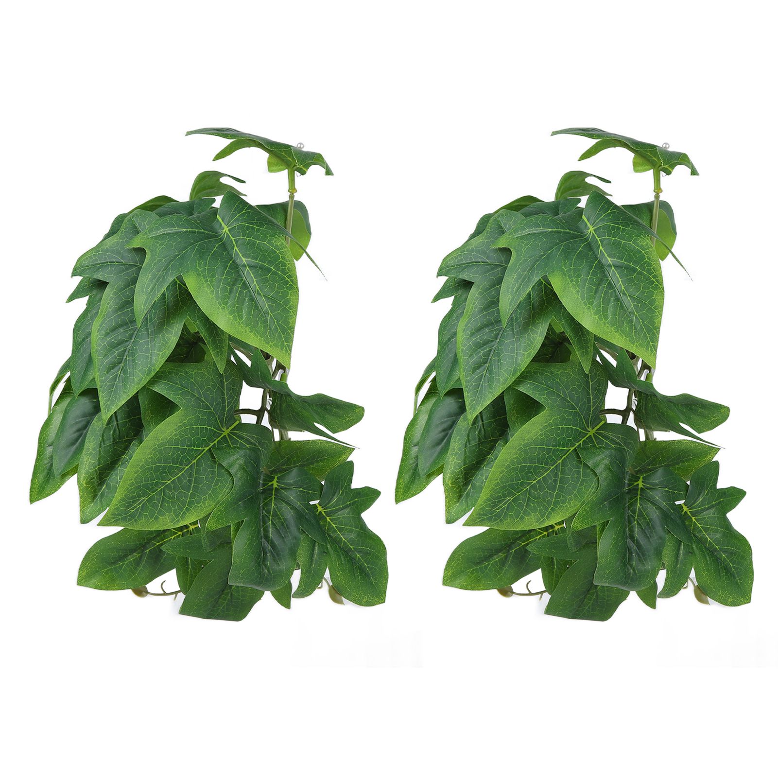 2PCS Artificial Water Plant Simulation Vine Lifelike Plastic Leaves Decoration view 6