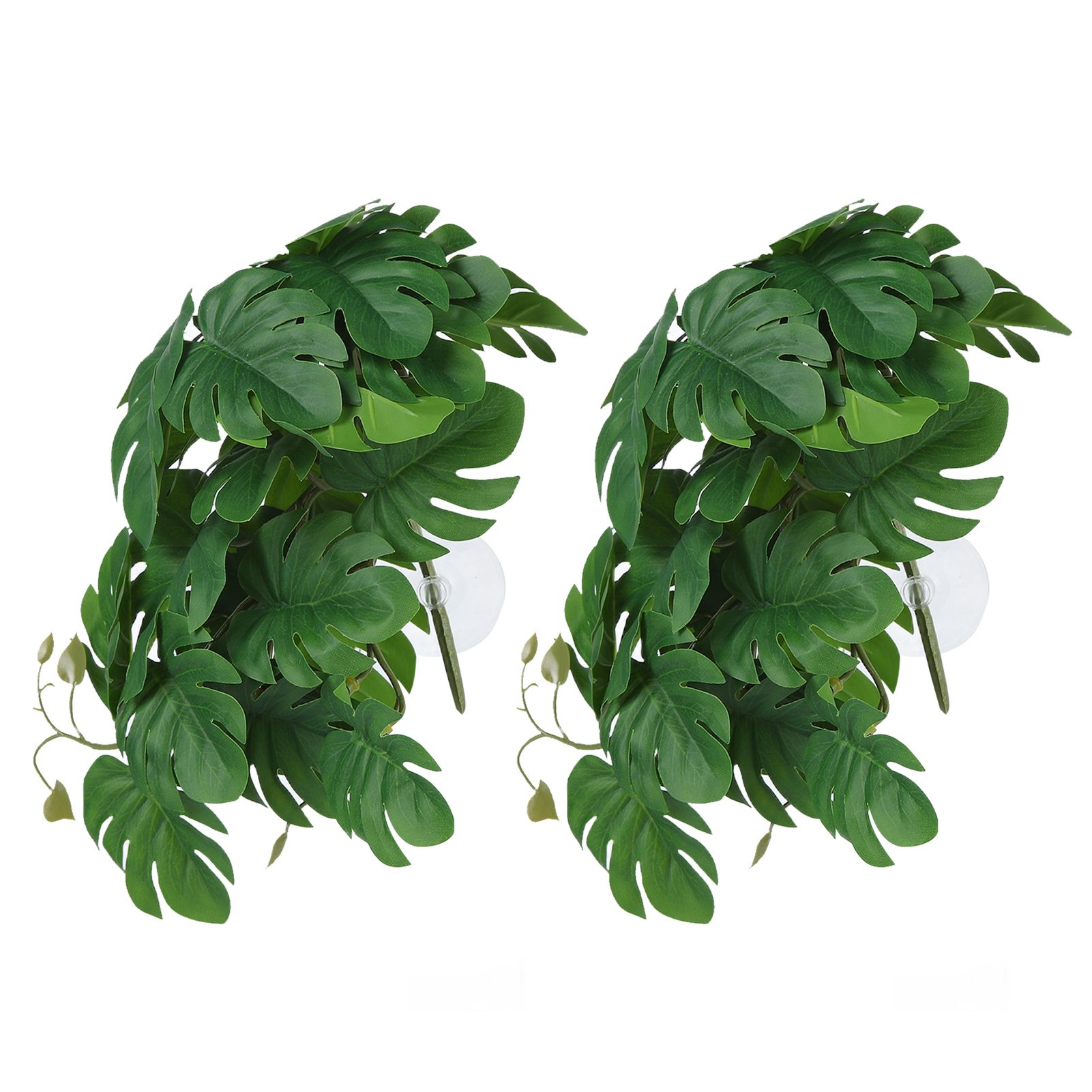 2PCS Artificial Water Plant Simulation Vine Lifelike Plastic Leaves Decoration view 3