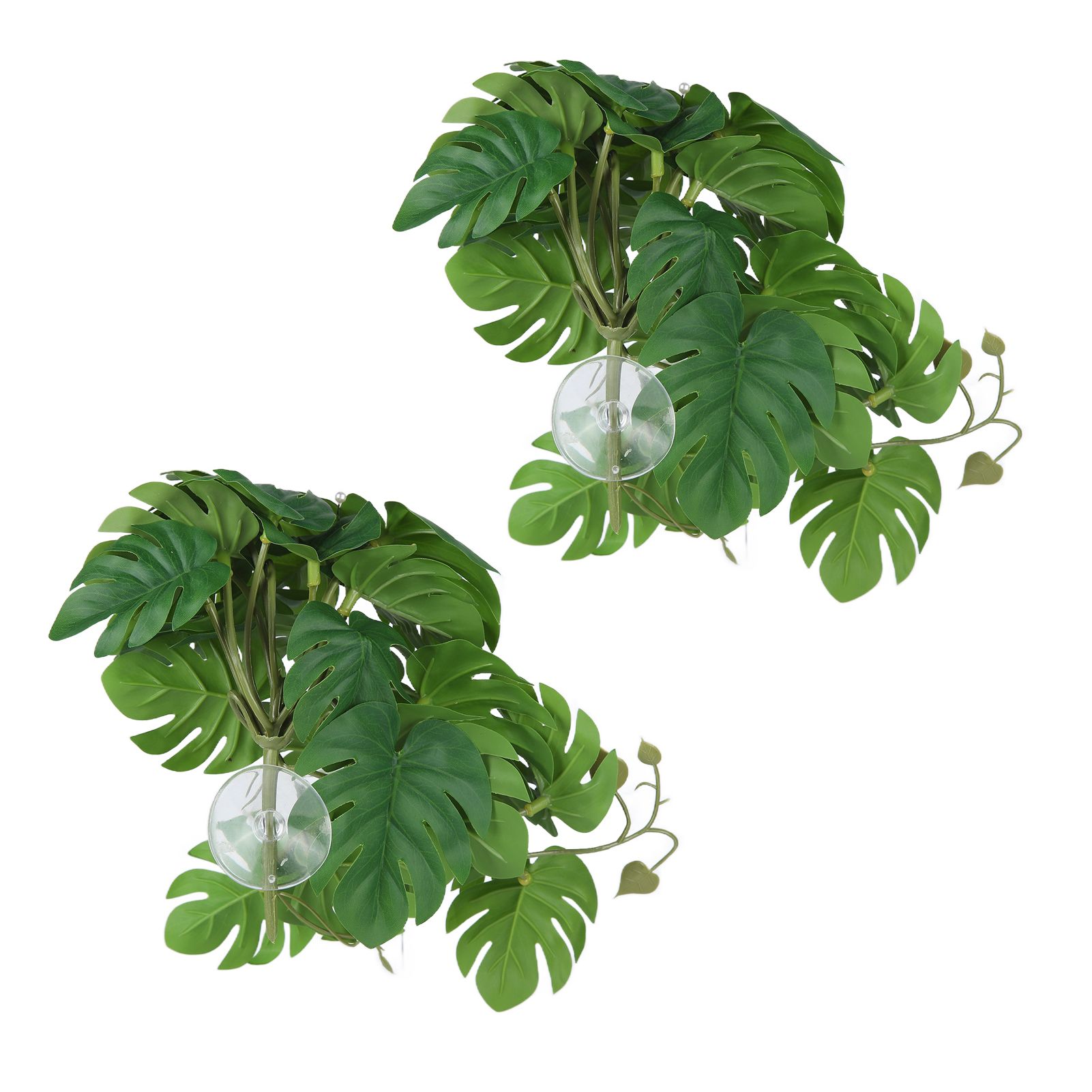 2PCS Artificial Water Plant Simulation Vine Lifelike Plastic Leaves Decoration view 5