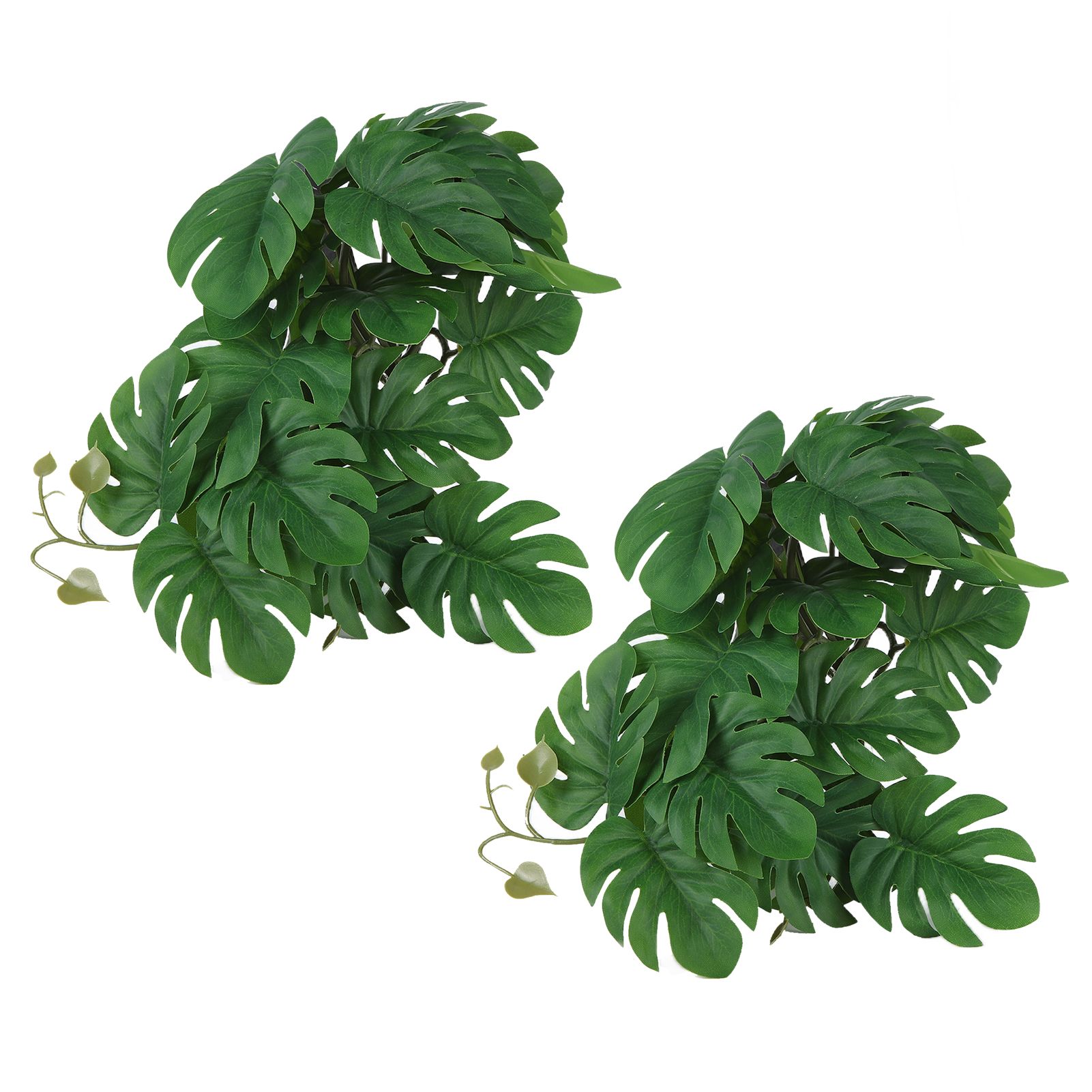 2PCS Artificial Water Plant Simulation Vine Lifelike Plastic Leaves Decoration view 6