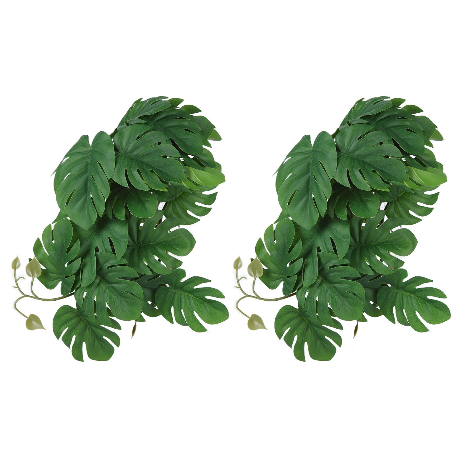 2PCS Artificial Water Plant Simulation Vine Lifelike Plastic Leaves Decoration view 9