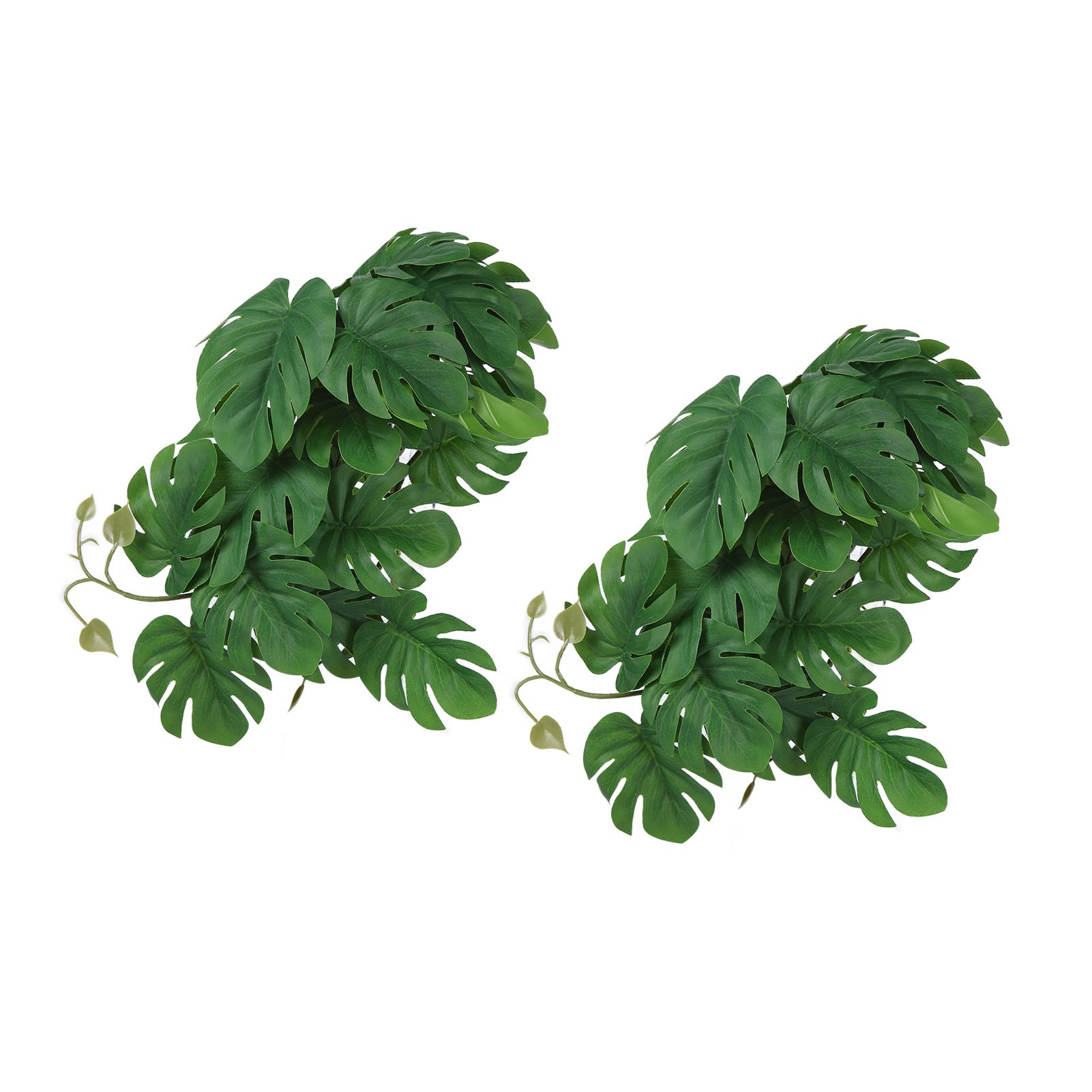 2PCS Artificial Water Plant Simulation Vine Lifelike Plastic Leaves Decoration view 10