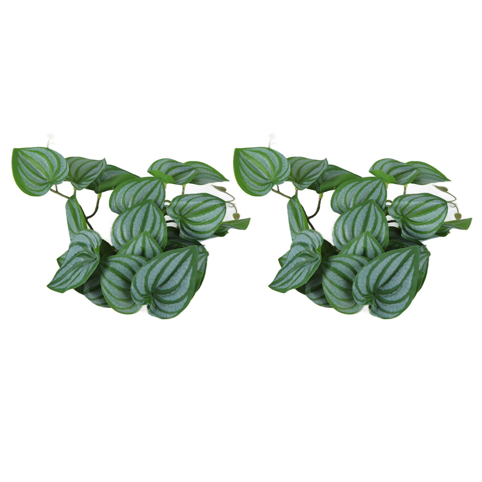 2PCS Artificial Water Plant Simulation Vine Lifelike Plastic Leaves Decoration view 3