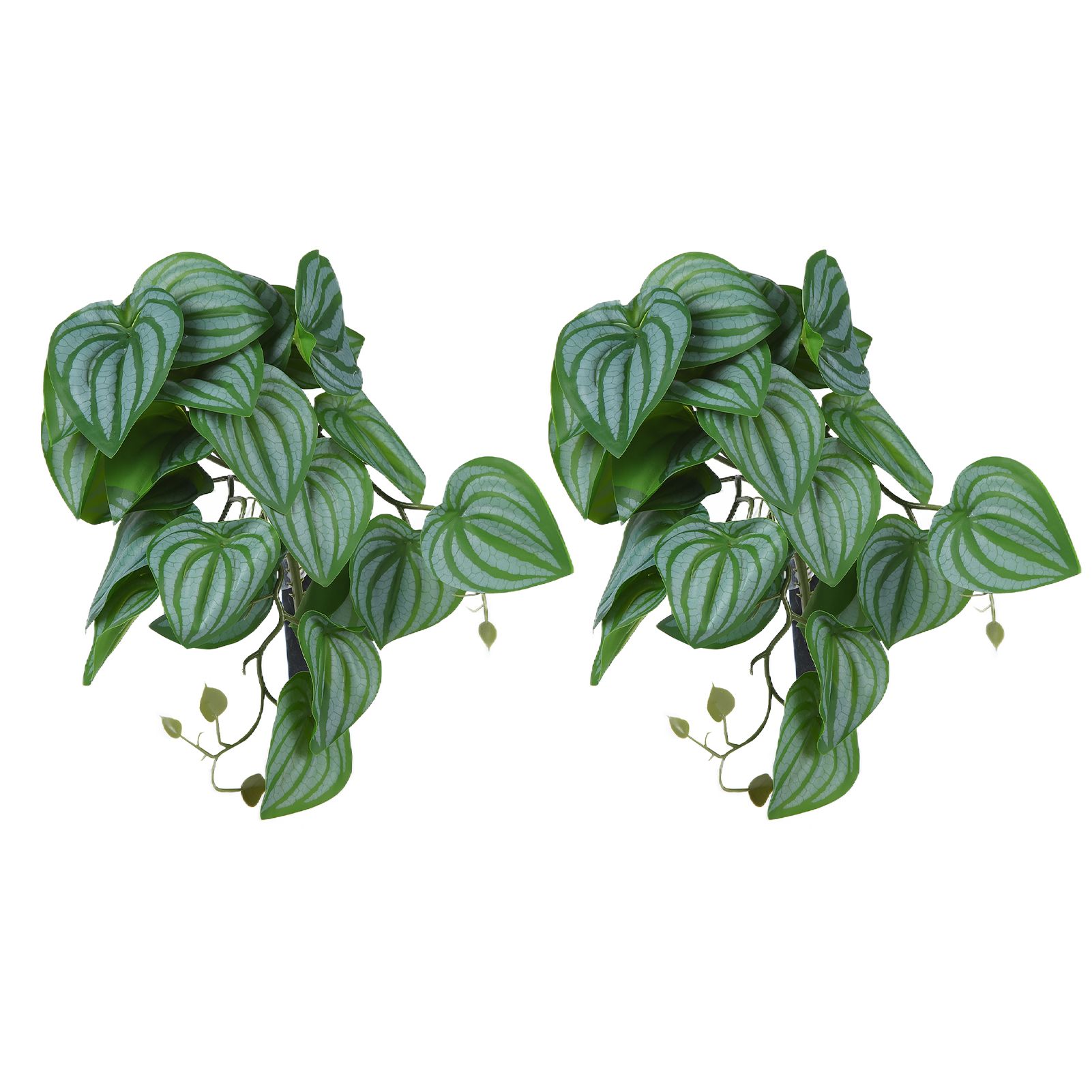 2PCS Artificial Water Plant Simulation Vine Lifelike Plastic Leaves Decoration view 9