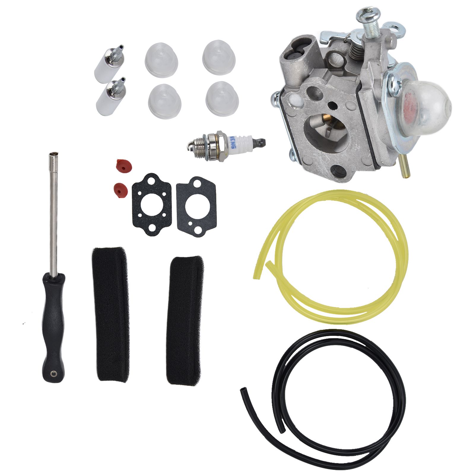 753-06190 Carburetor with Fuel Filter Air Filter Primer Bulb Kit for Troybilt view 2