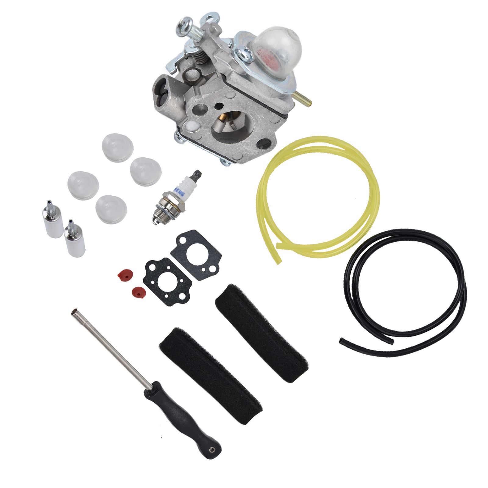 753-06190 Carburetor with Fuel Filter Air Filter Primer Bulb Kit for Troybilt view 3
