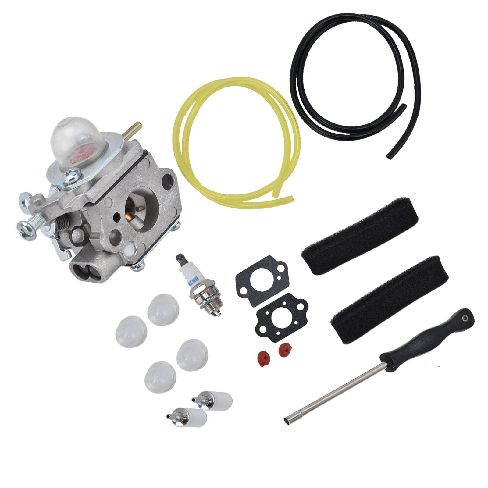 753-06190 Carburetor with Fuel Filter Air Filter Primer Bulb Kit for Troybilt view 4
