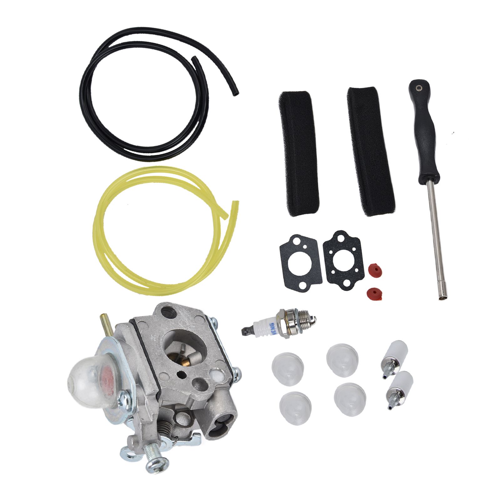 753-06190 Carburetor with Fuel Filter Air Filter Primer Bulb Kit for Troybilt view 5