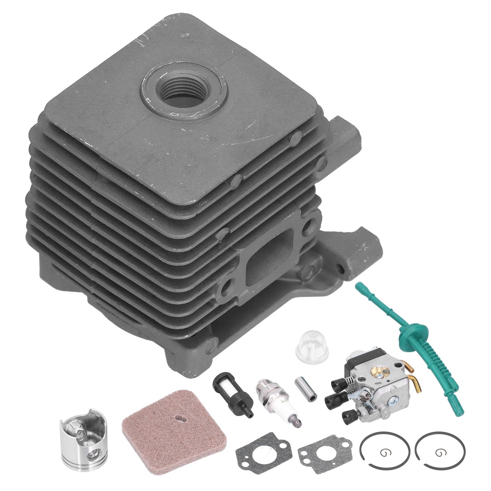 34mm Cylinder Piston Carburetor Wear Resistant Air Filter Repair Kit 4140 020 view 4