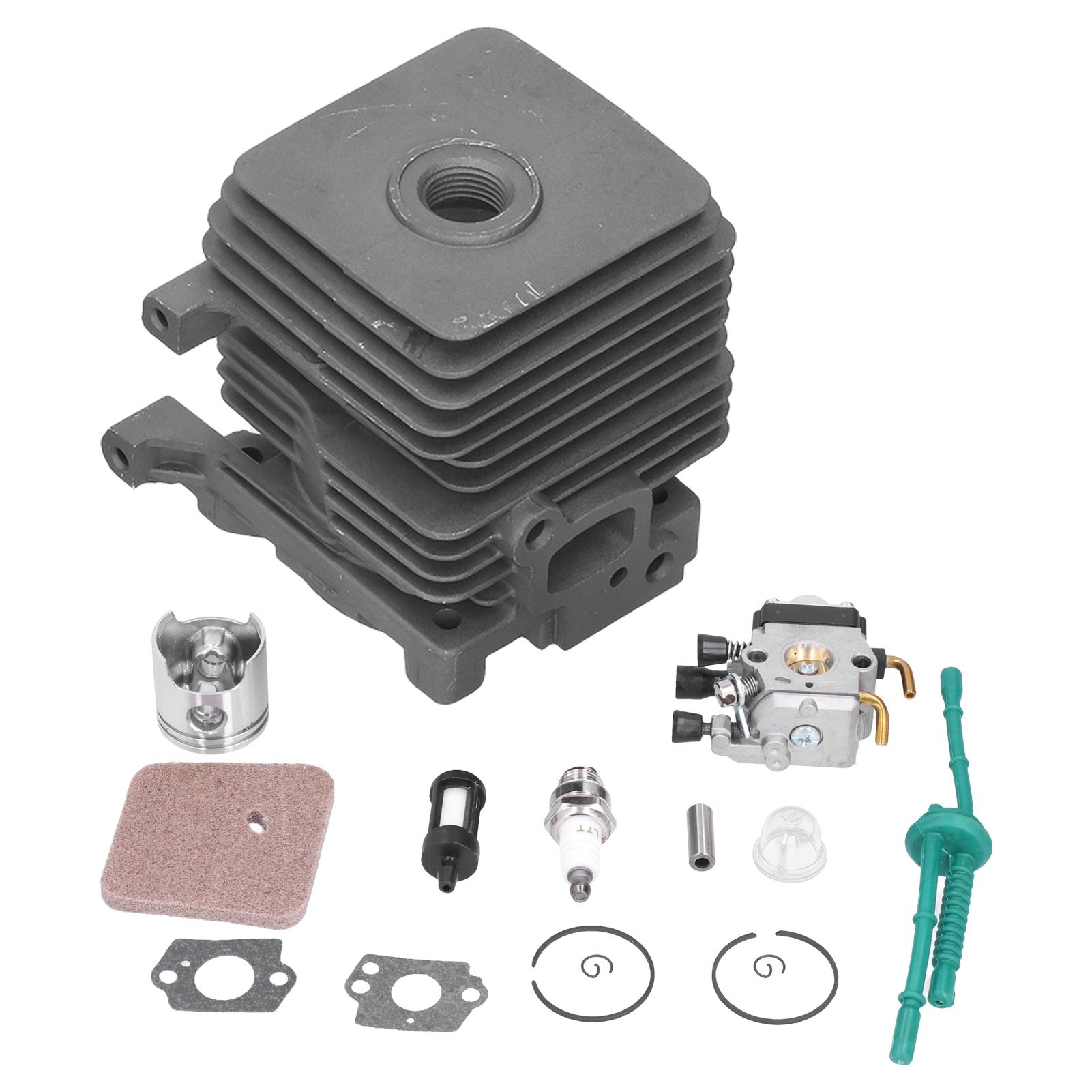 34mm Cylinder Piston Carburetor Wear Resistant Air Filter Repair Kit 4140 020 view 9