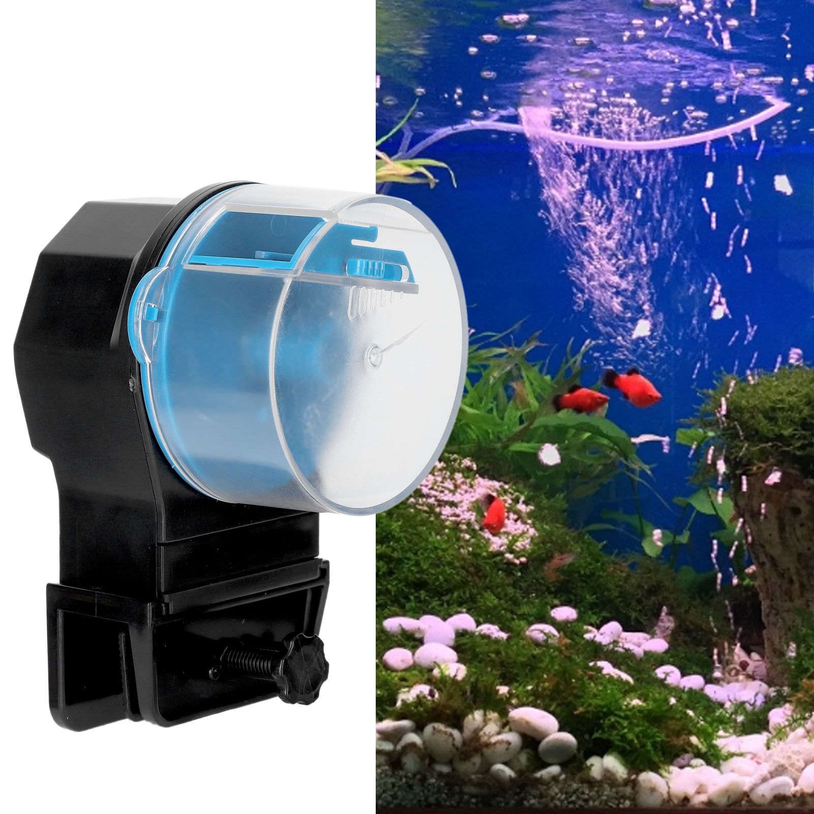 Automatic Fish Feeder Timed Flexible Convenient Clean Easy Installation Fish view 12