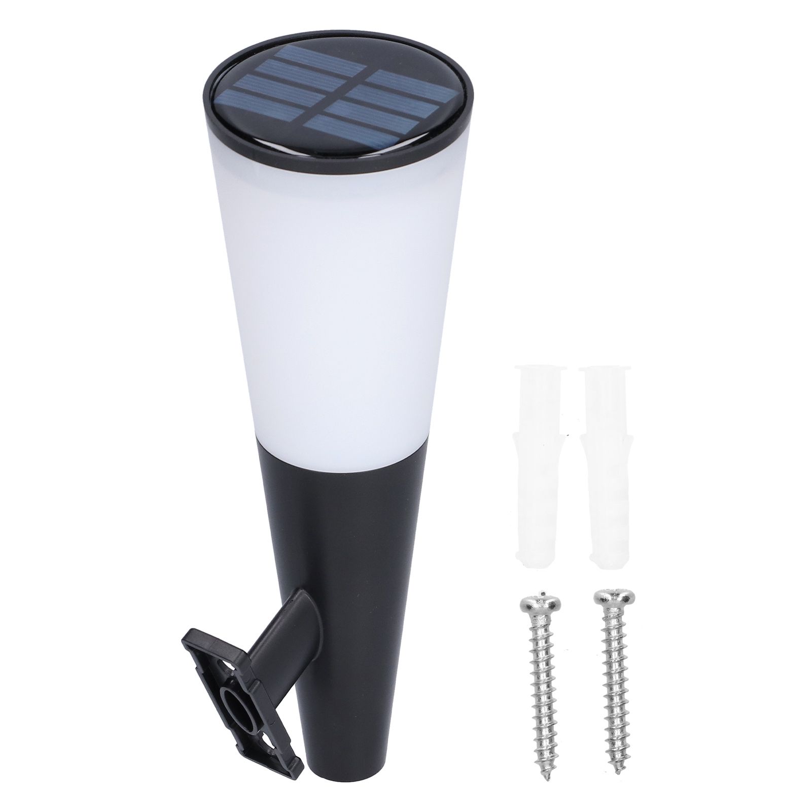 Solar Wall Lamp Warm White RGB Cordless Safe Modern Design Sturdy Durable view 3